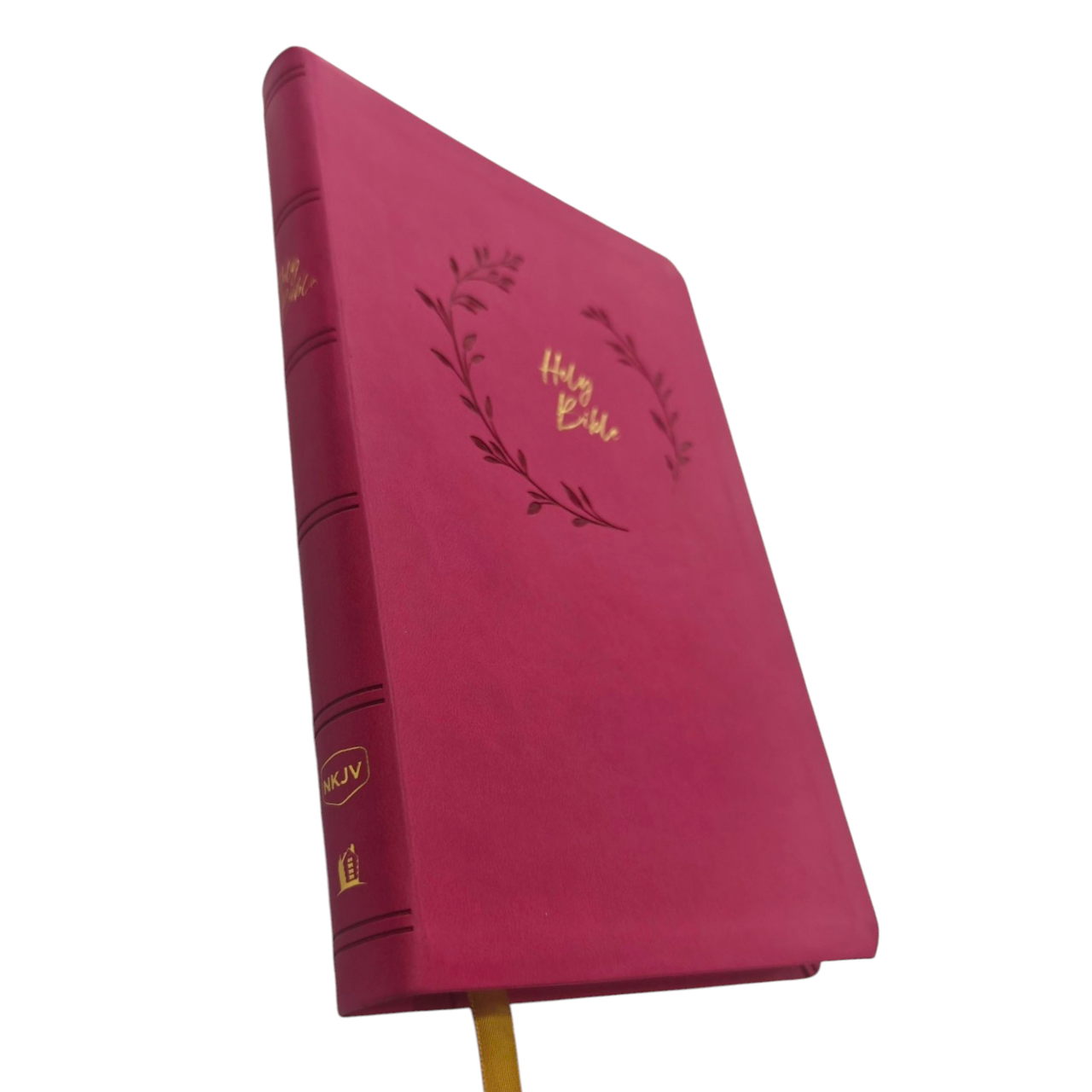 NKJV Holy Bible Value Ultra Thinline Pink Leathersoft Red Letter Comfort Print