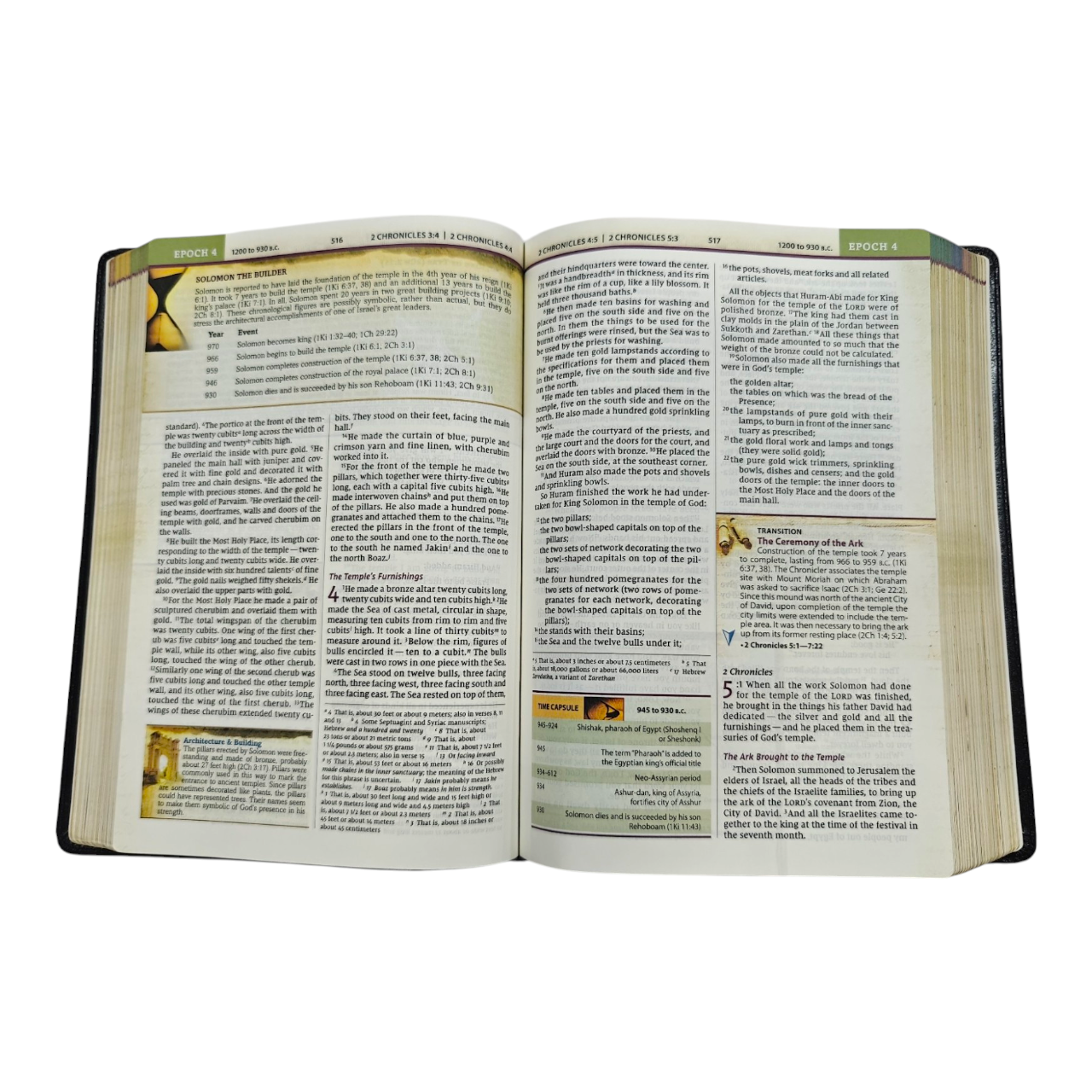 NIV, Chronological Study Bible, Hardcover, Comfort Print