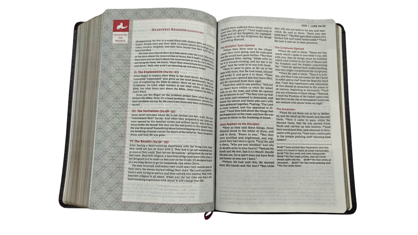 The Vine's Expository Bible – Commentary and Study Notes for Deeper Understanding (ISBN: 9780718098629)