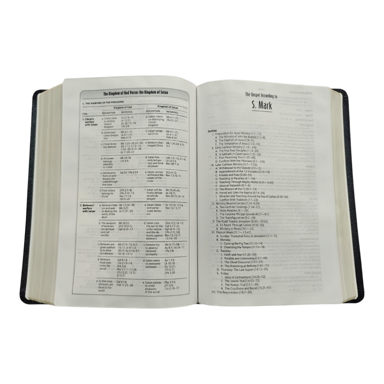 KJV Life in the Spirit Study Bible - Bonded Leather, Black, Red Letter (Thomas Nelson)