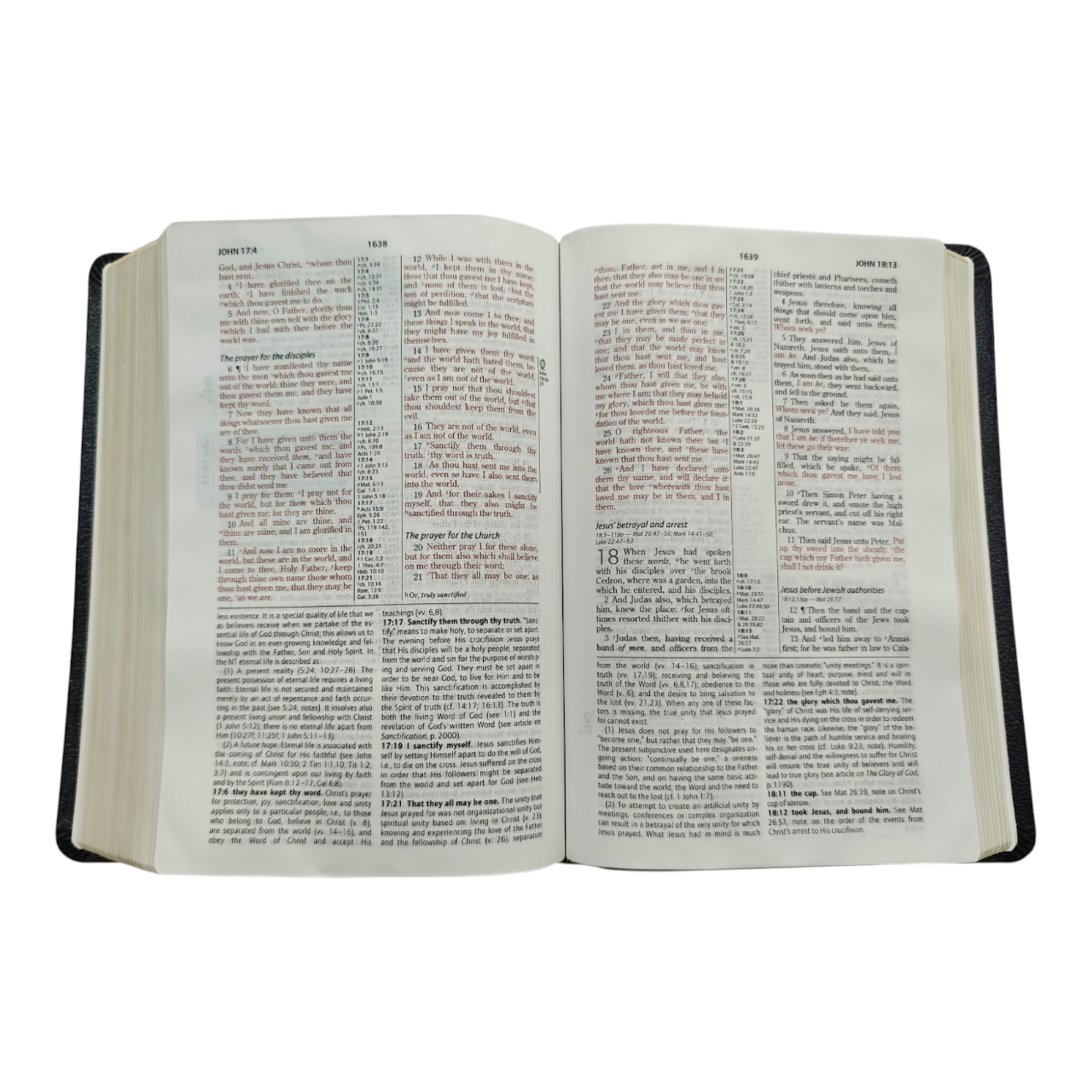 KJV Life in the Spirit Study Bible - Bonded Leather, Black, Red Letter (Thomas Nelson)