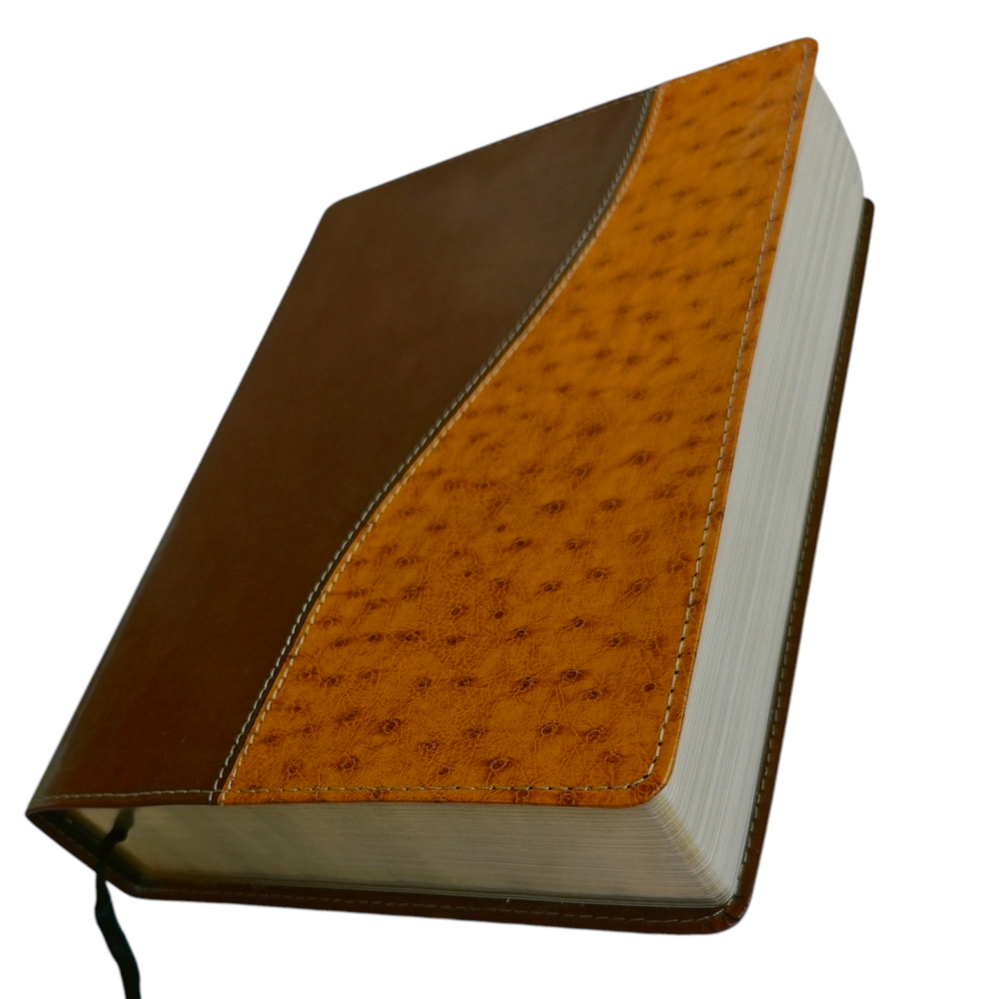 Life Application Study Bible, NLT – TuTone Bonded Leather, Brown/Ostrich Tan