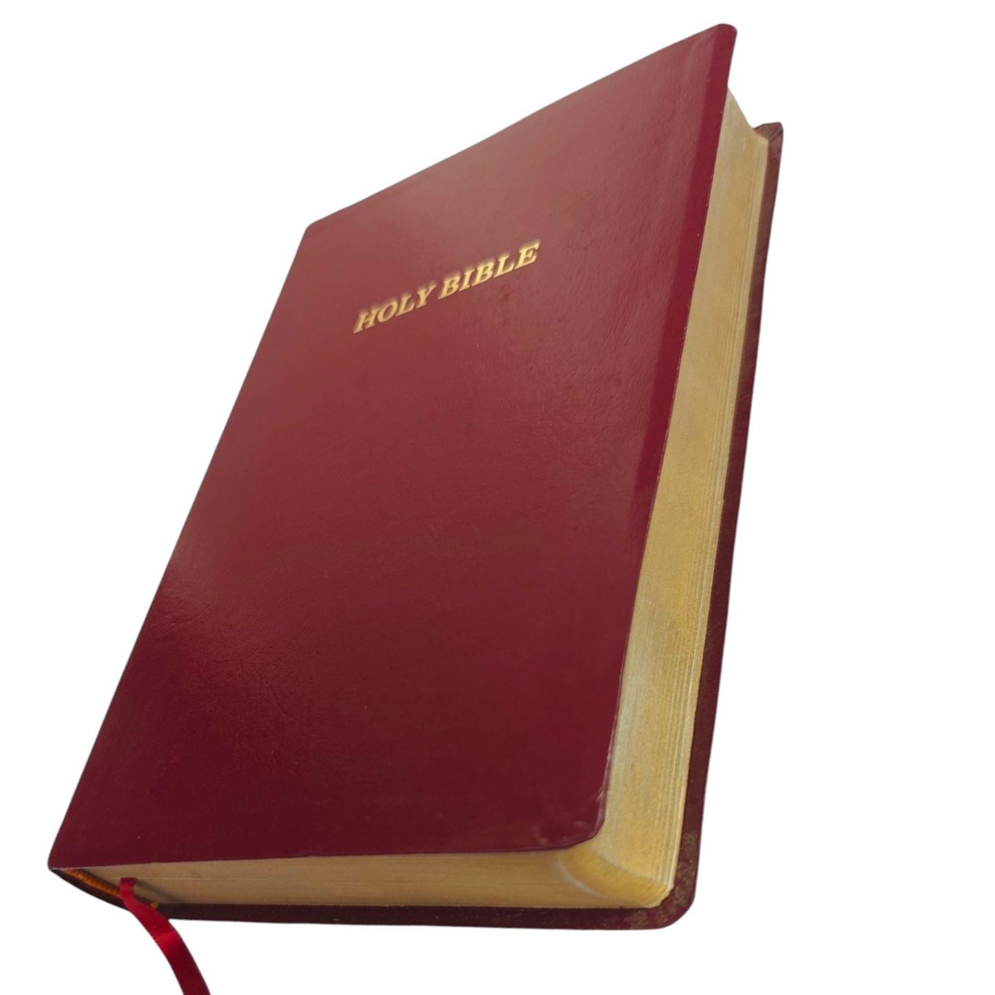 KJV Personal Size Giant Print Reference Bible, Comfort Print – Burgundy Leatherflex (Thomas Nelson, Lay Flat)