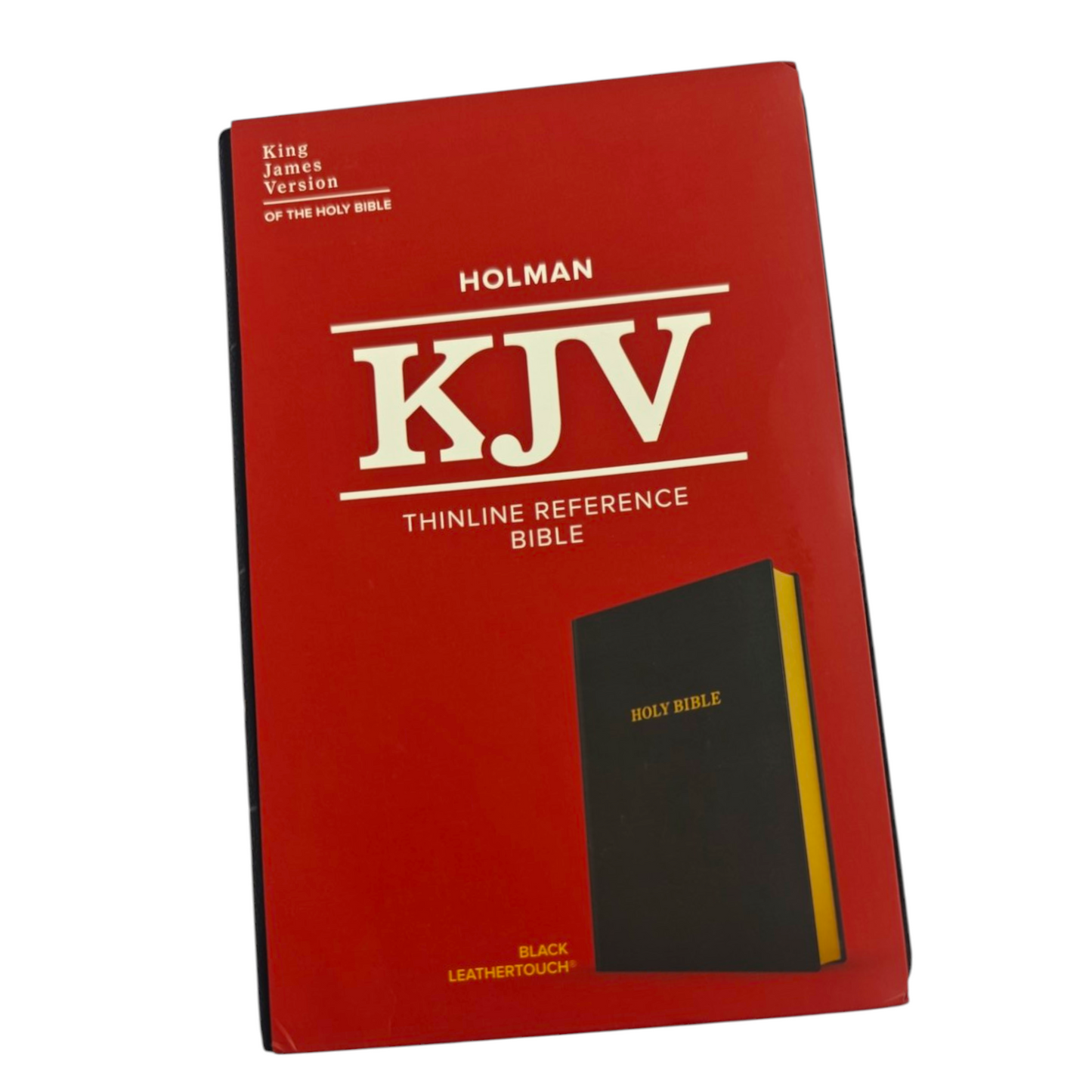 Holman KJV Thinline Reference Bible – Black LeatherTouch (Pure Cambridge Edition)