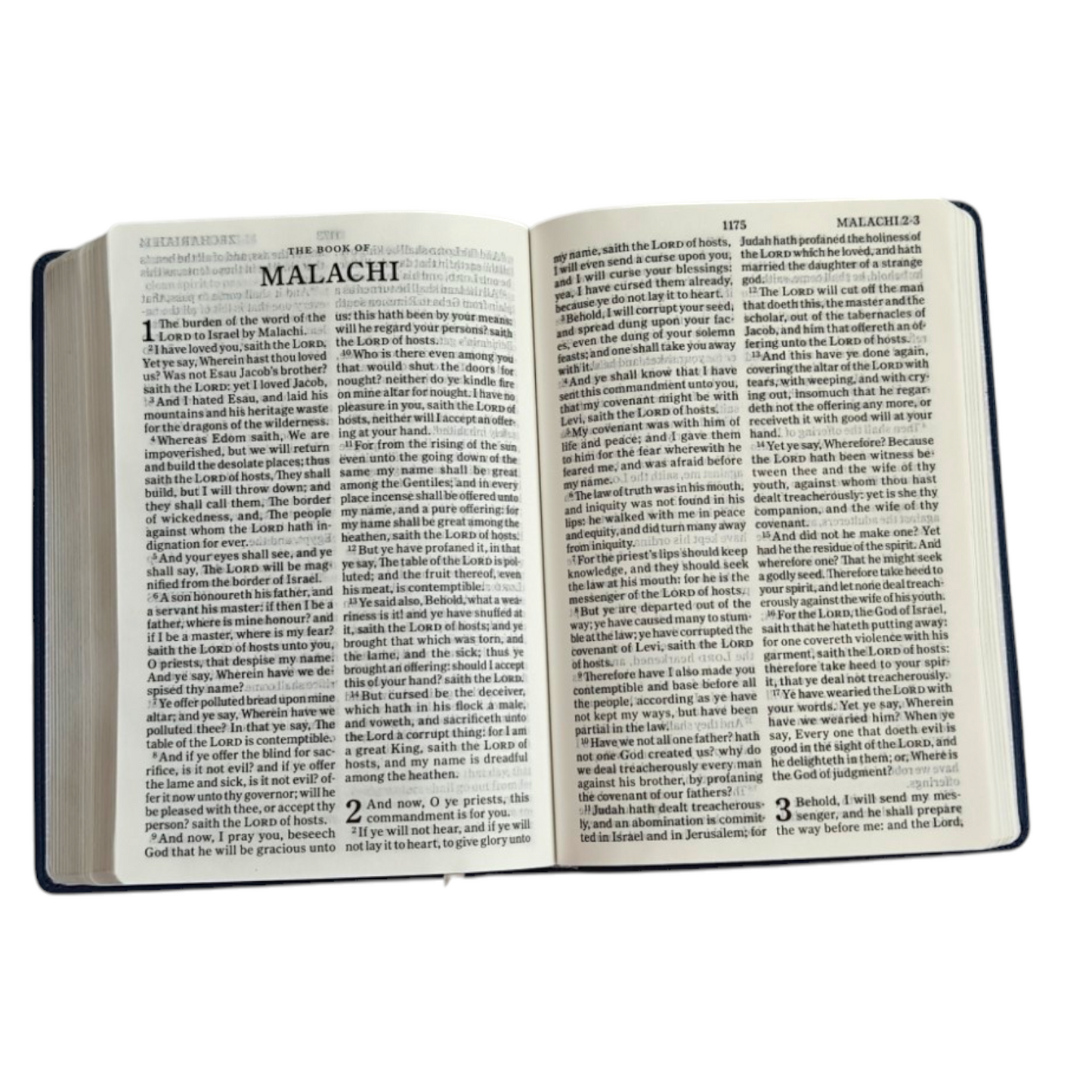 KJV Holy Bible, Large Print Edition – Blue PU Leather (Scandinavia Publishing House, 2024)