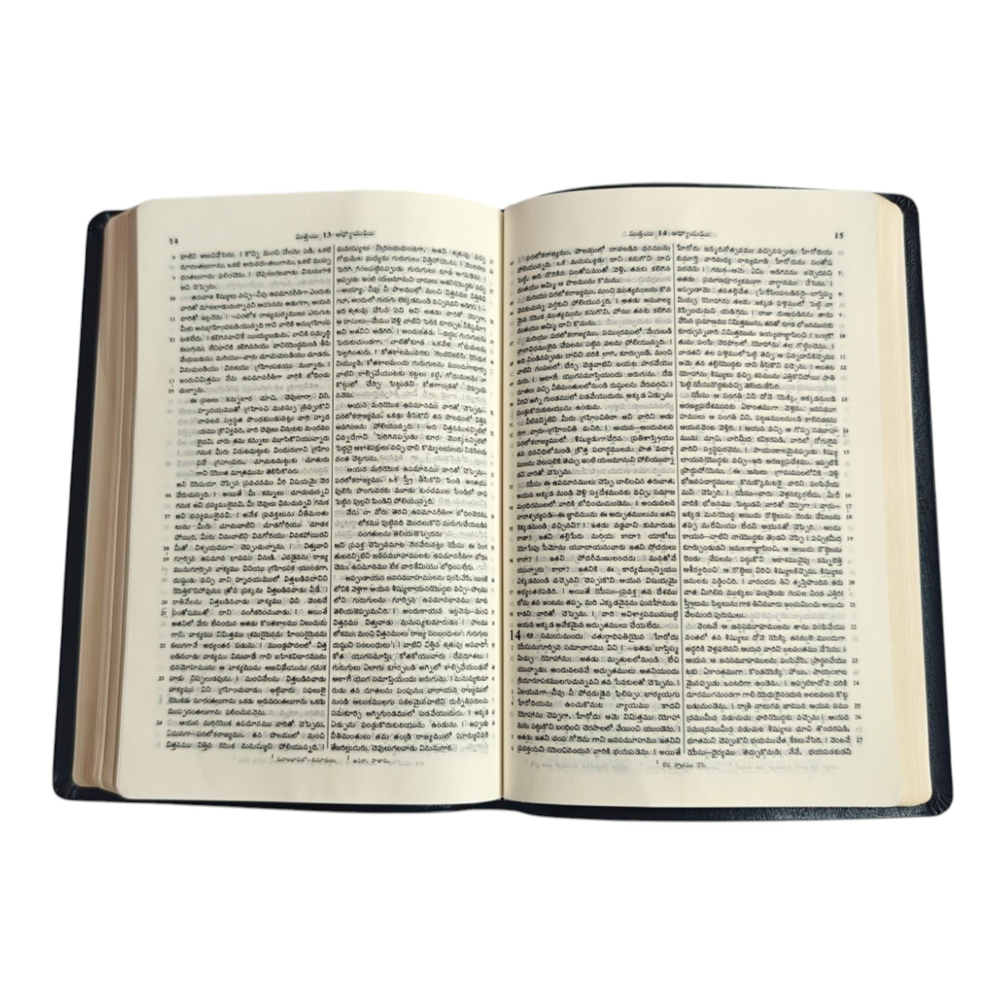 Tamil Holy Bible (KBS Series) – பரிசுத்த வேதாகமம், Black Leatherette with Zipper, Thumb Index & Gilded Edges (BSI)