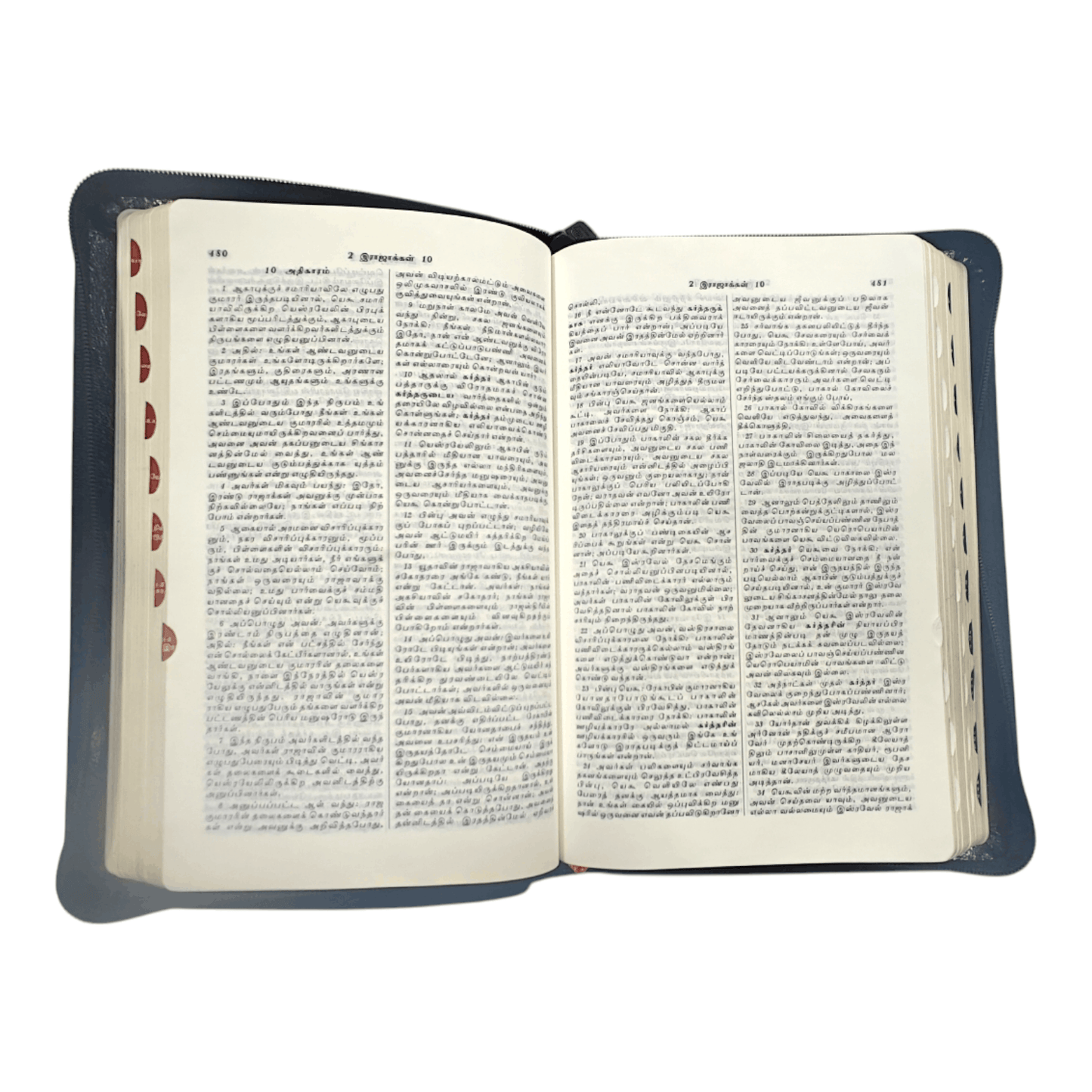 Tamil Bible OV 55, Korean Bible Index, Medium Size (Leather Binding, Tamil, Bible Society)