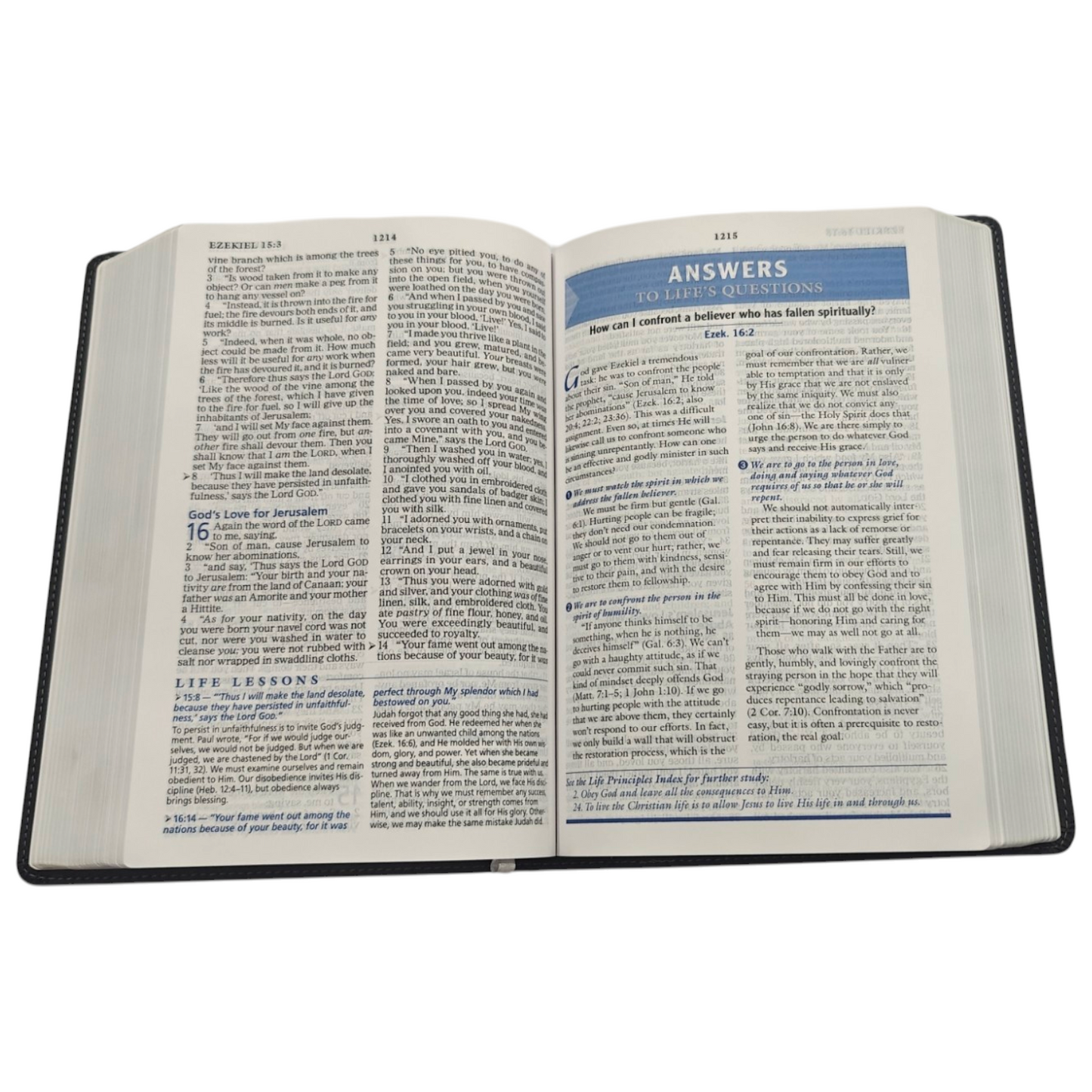 NKJV The Charles F. Stanley Life Principles Bible - Hardcover (New King James Version)