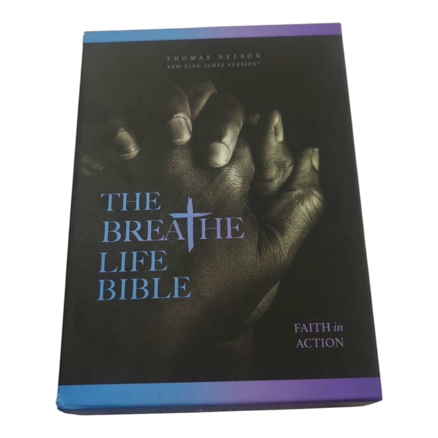 The Breathe Life Holy Bible: Faith in Action (NKJV, Hardcover, Red Letter, Comfort Print)