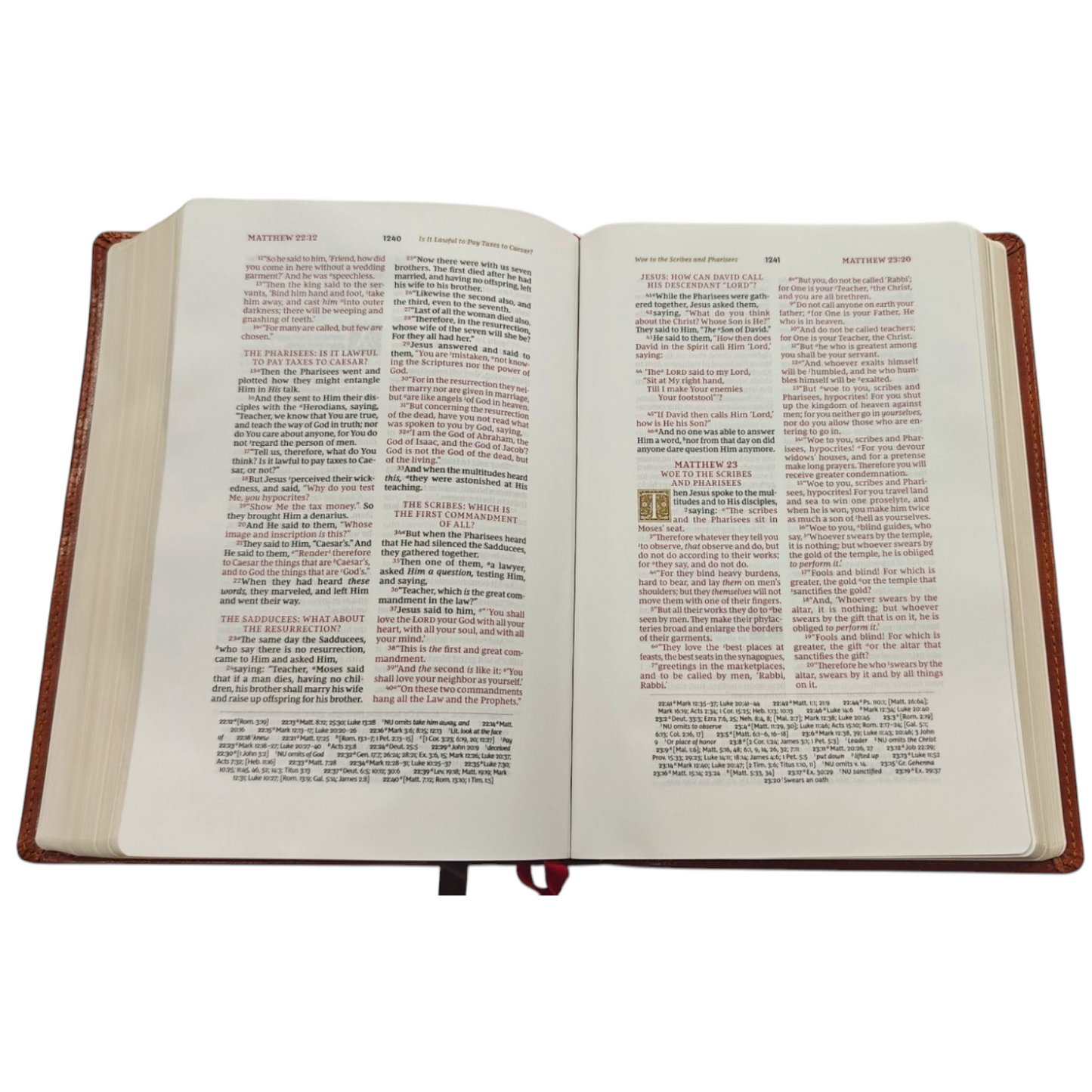 NKJV, Single-Column Wide-Margin Reference Bible, Cloth over Board, Red Letter, Comfort Print: Holy Bible, New King James Version