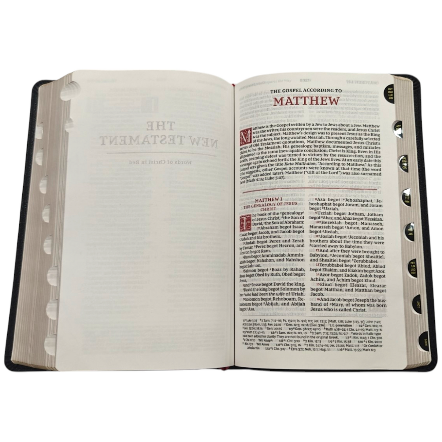NKJV, Personal Size Reference Bible, Sovereign Collection, Leathersoft, Black, Red Letter, Comfort Print: Holy Bible, New King James Version