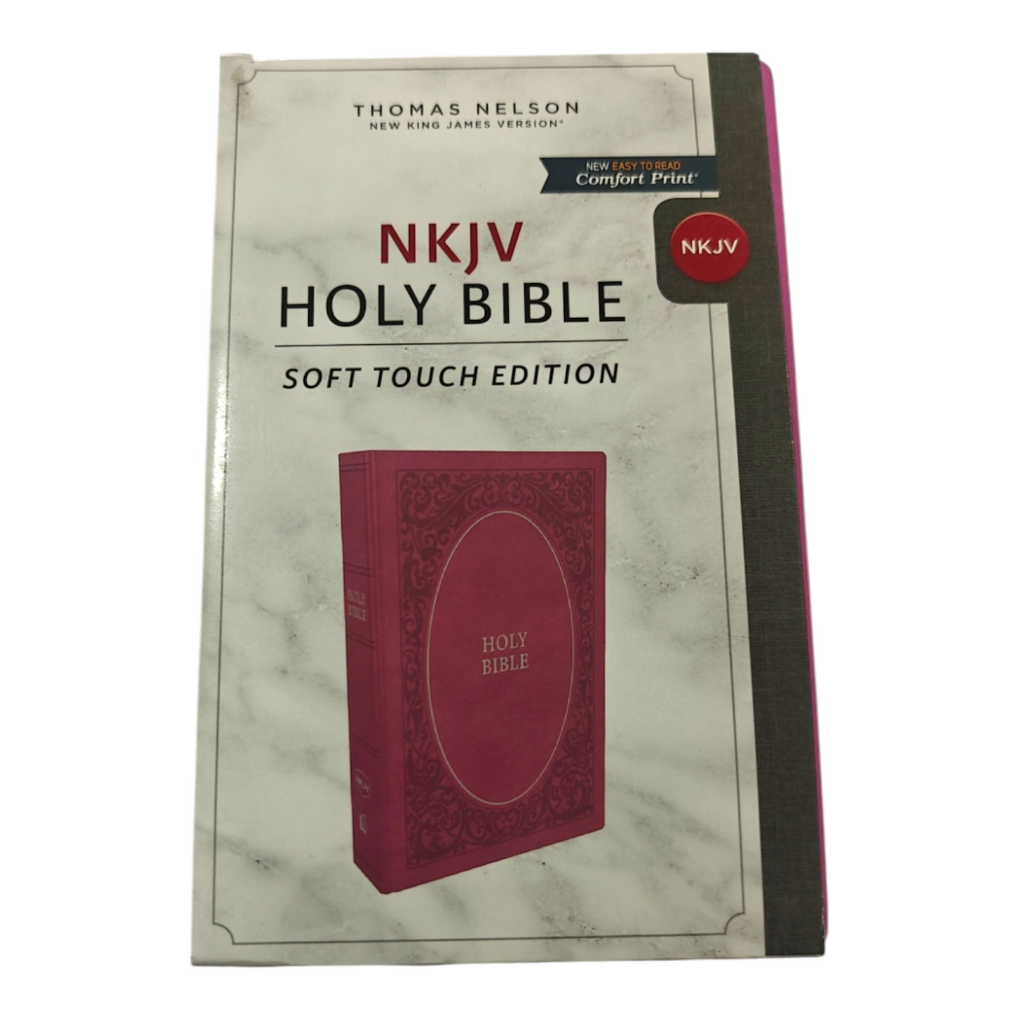 NKJV, Holy Bible, Soft Touch Edition, Leathersoft, Brown, Comfort Print