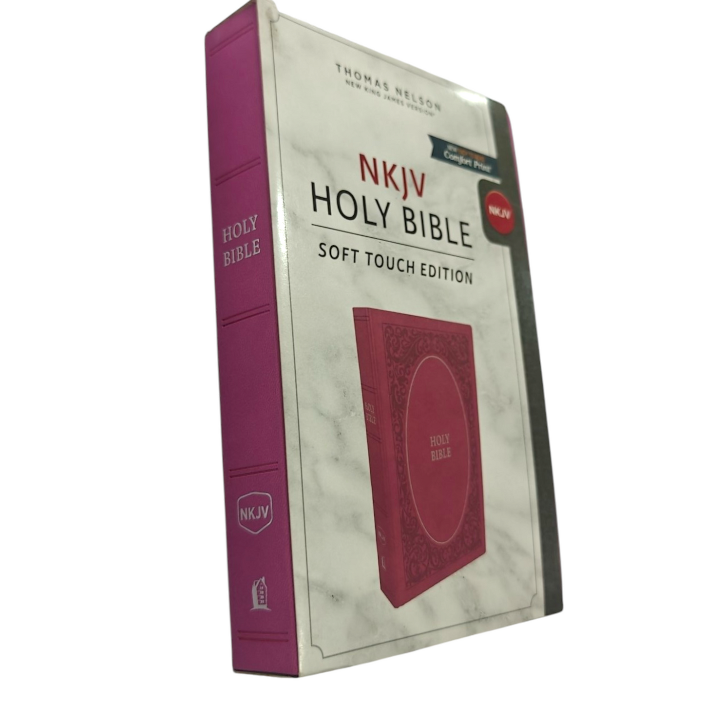 NKJV, Holy Bible, Soft Touch Edition, Leathersoft, Brown, Comfort Print