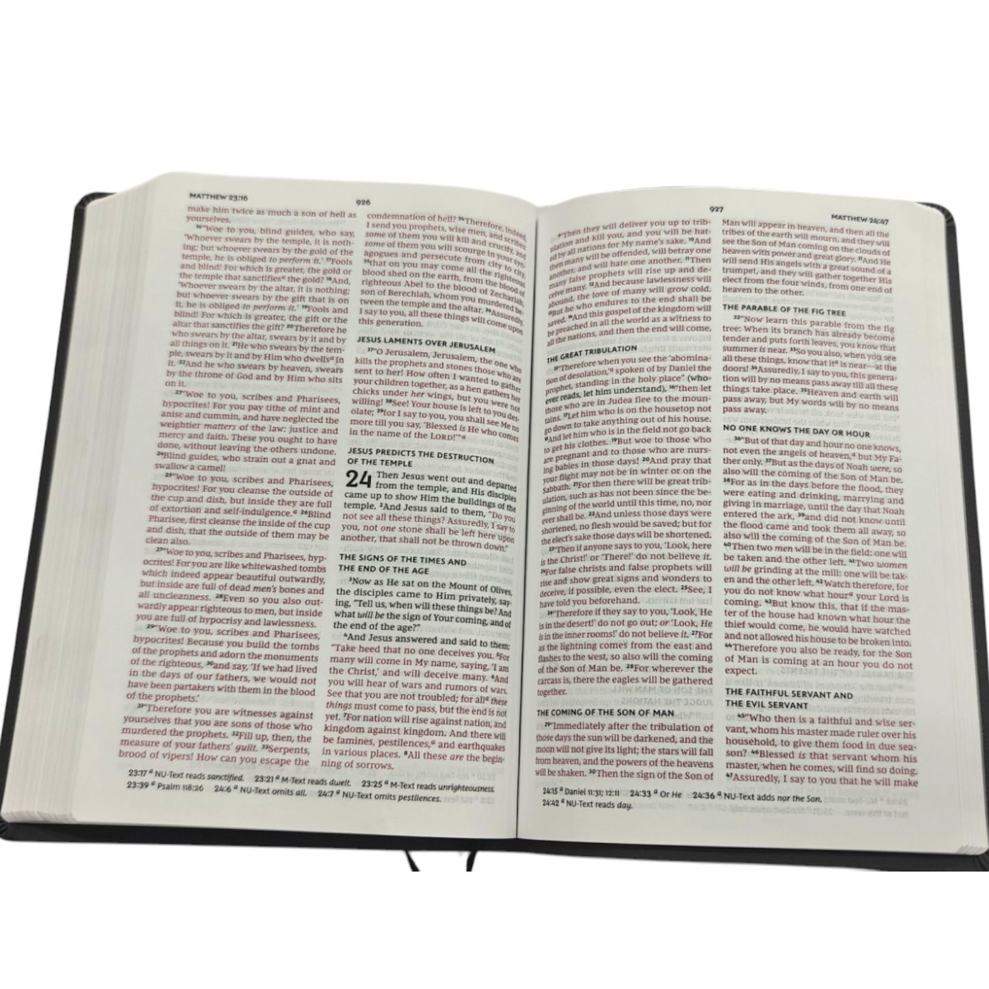 NKJV Value Thinline Bible Large Print Imitation Leather Black Red Letter Edition