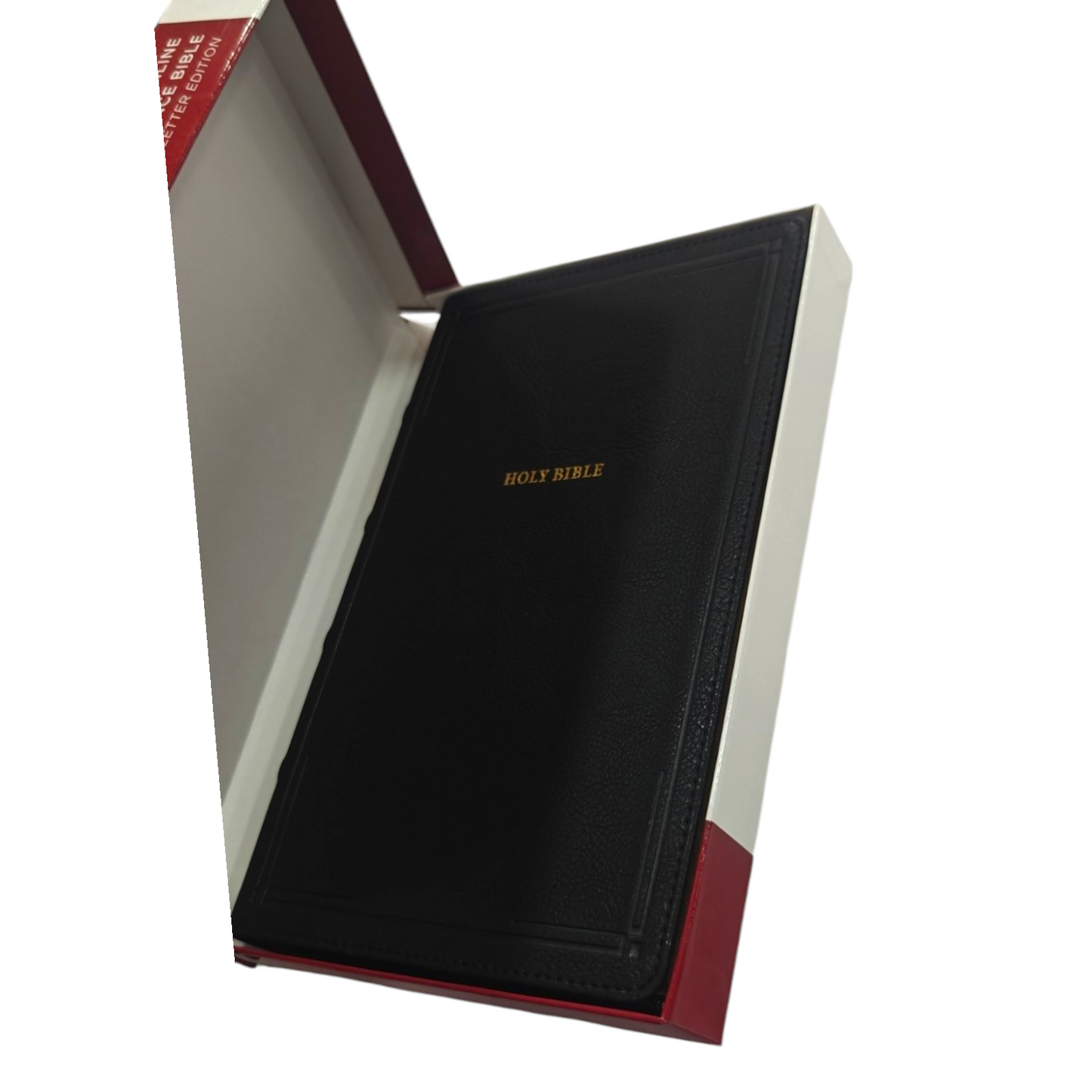 NKJV Thinline Reference Bible, Leather-Look, Burgundy, Red Letter Edition, Comfort Print