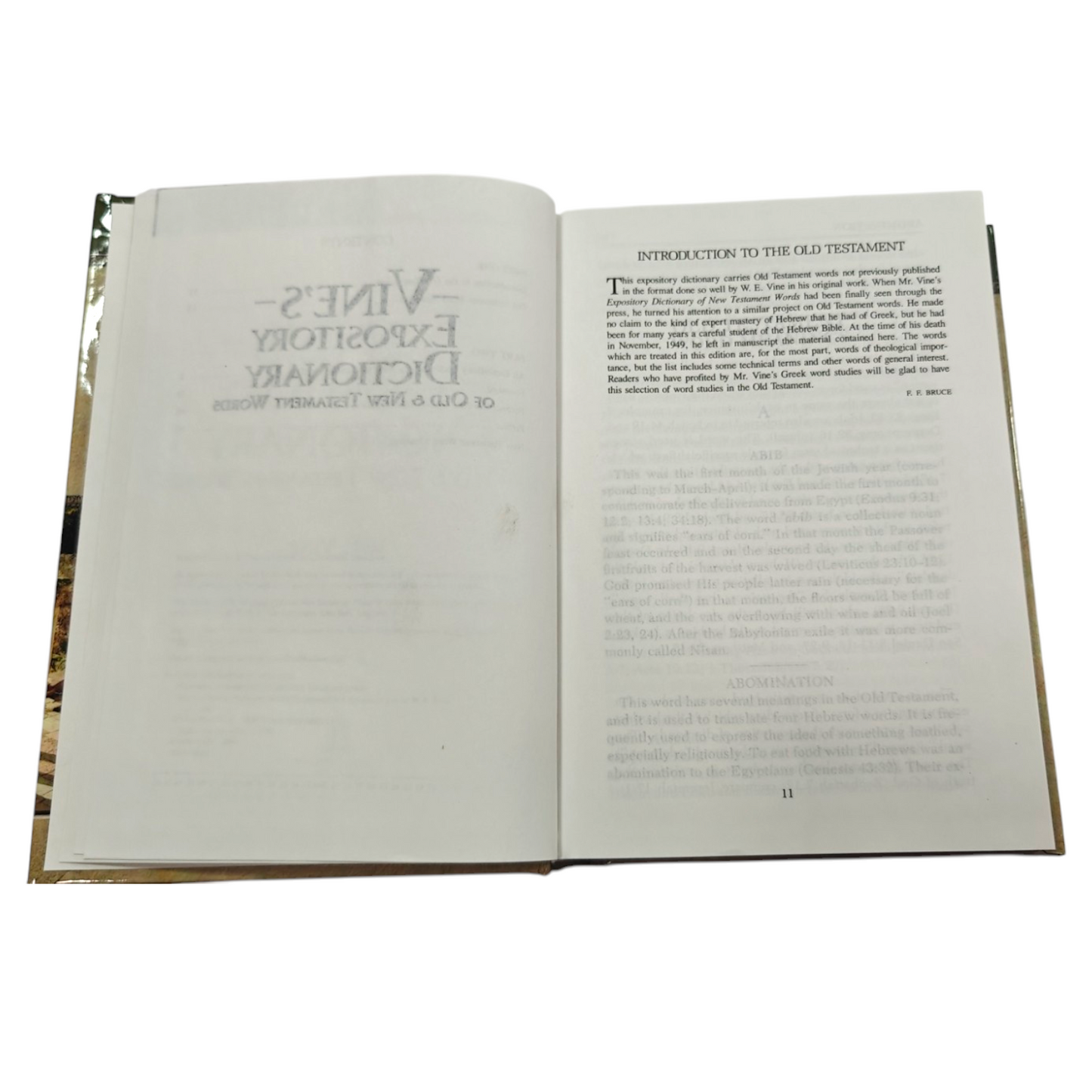 Vine's Expository Dictionary of the Old and New Testament Words by W. E. Vine
