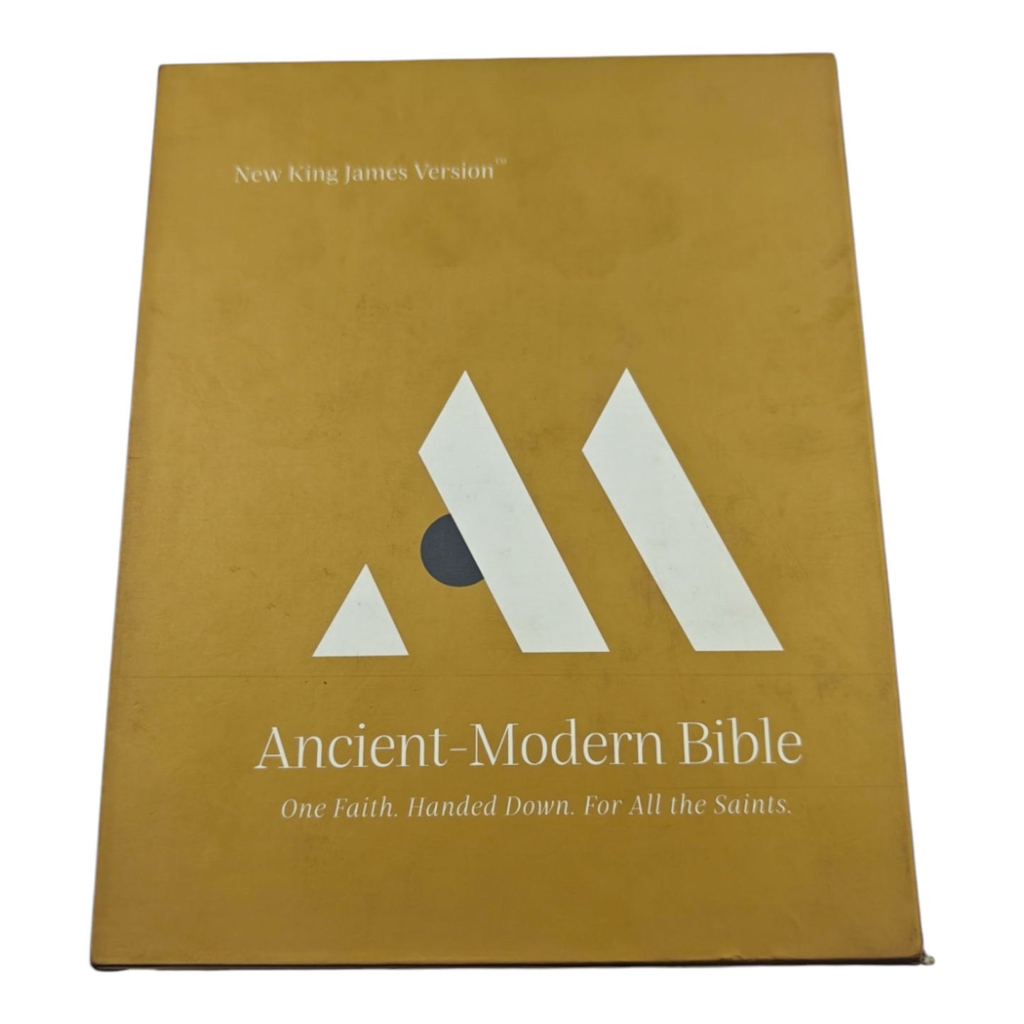 NKJV, Ancient-Modern Bible, Leathersoft, Brown, by Thomas Nelson