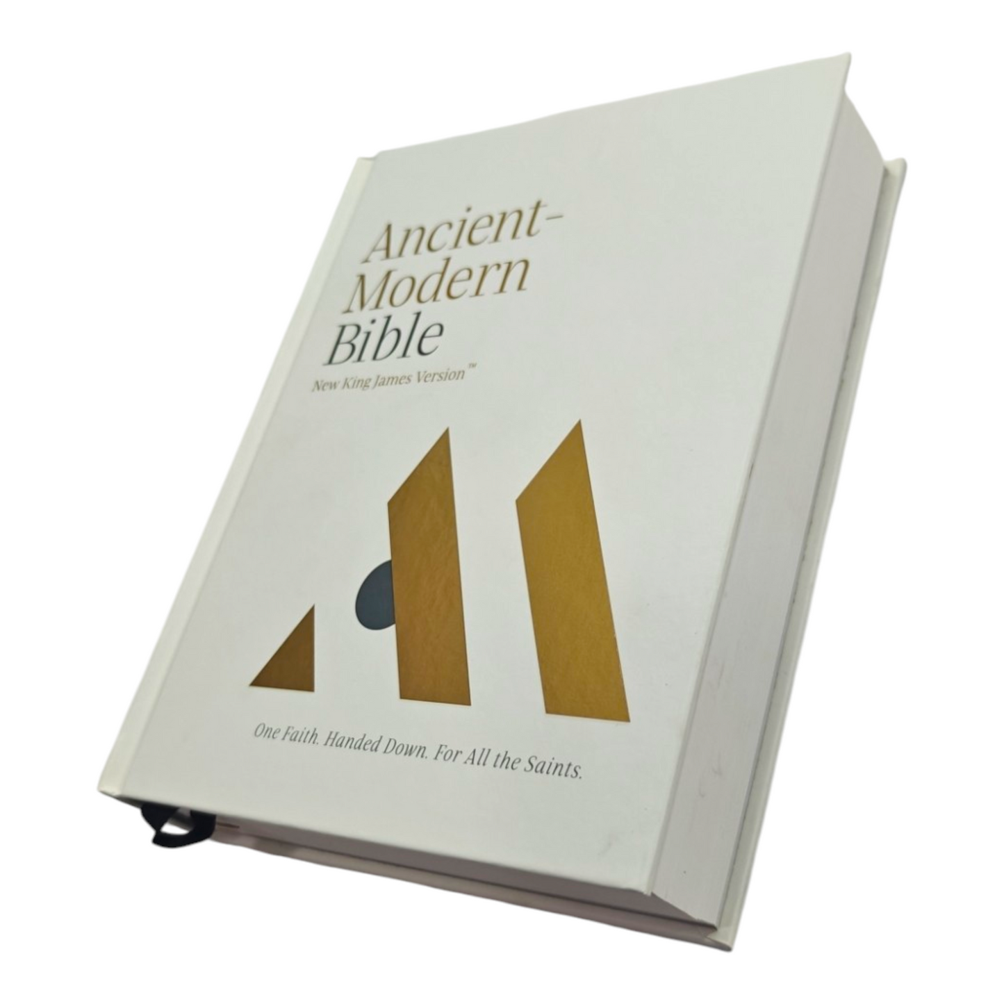 NKJV, Ancient-Modern Bible, Leathersoft, Brown, by Thomas Nelson