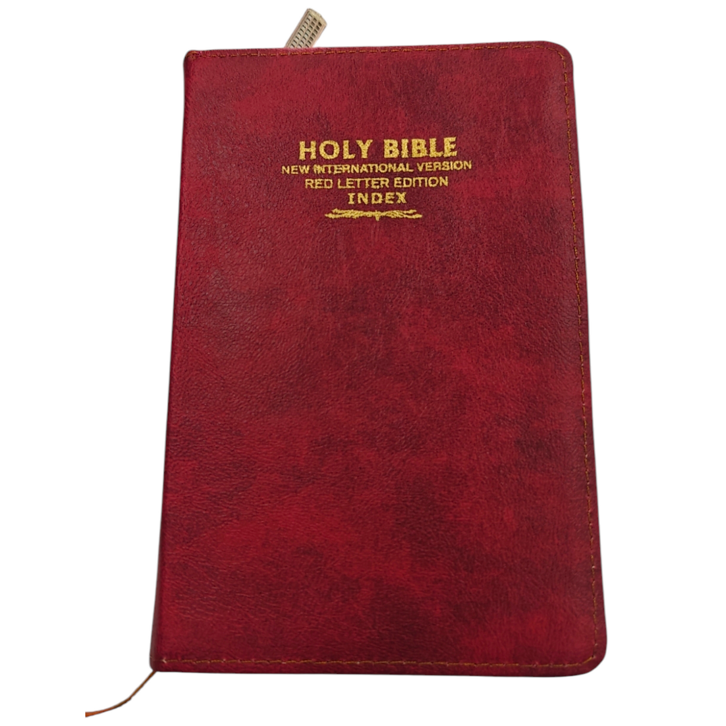 NIV Red Letter Index Bible – Brown Cover