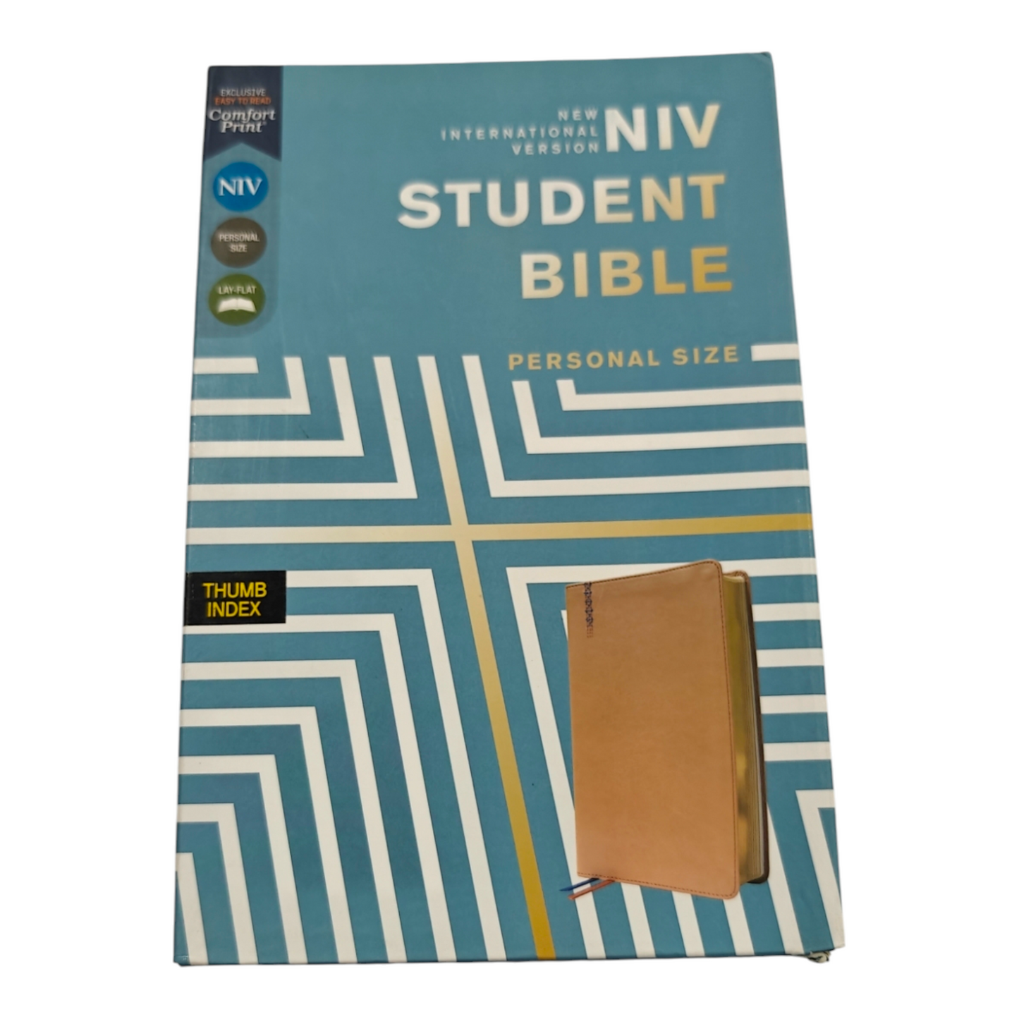 NIV, Student Bible, Personal Size, Leathersoft, Navy, Thumb Indexed, Comfort Print