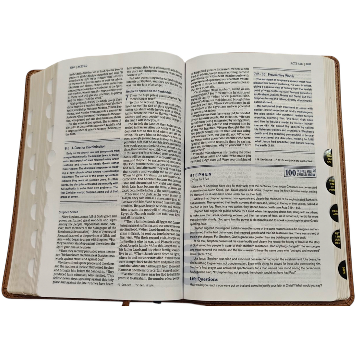 NIV, Student Bible, Personal Size, Leathersoft, Navy, Thumb Indexed, Comfort Print