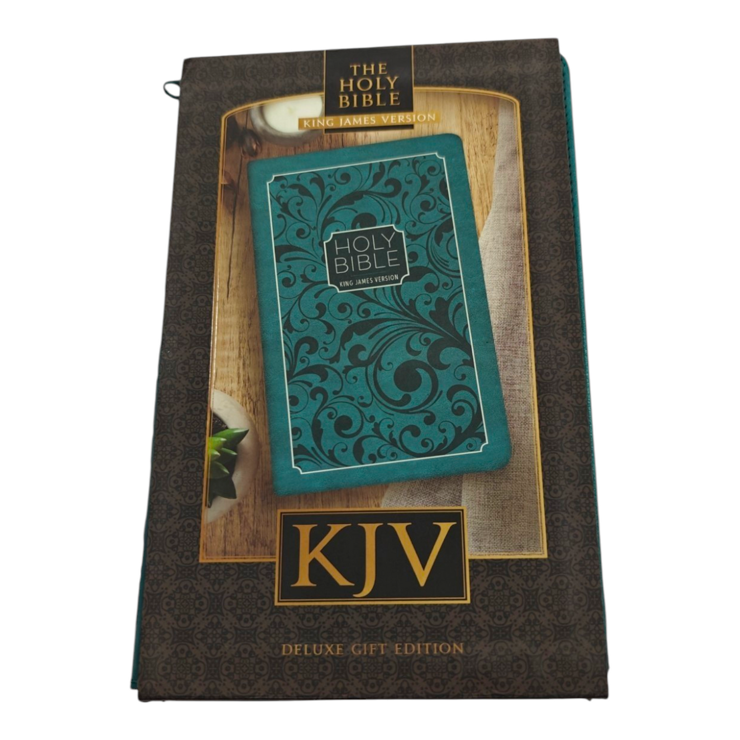 KJV Deluxe Gift Edition Bible – Brown Cover