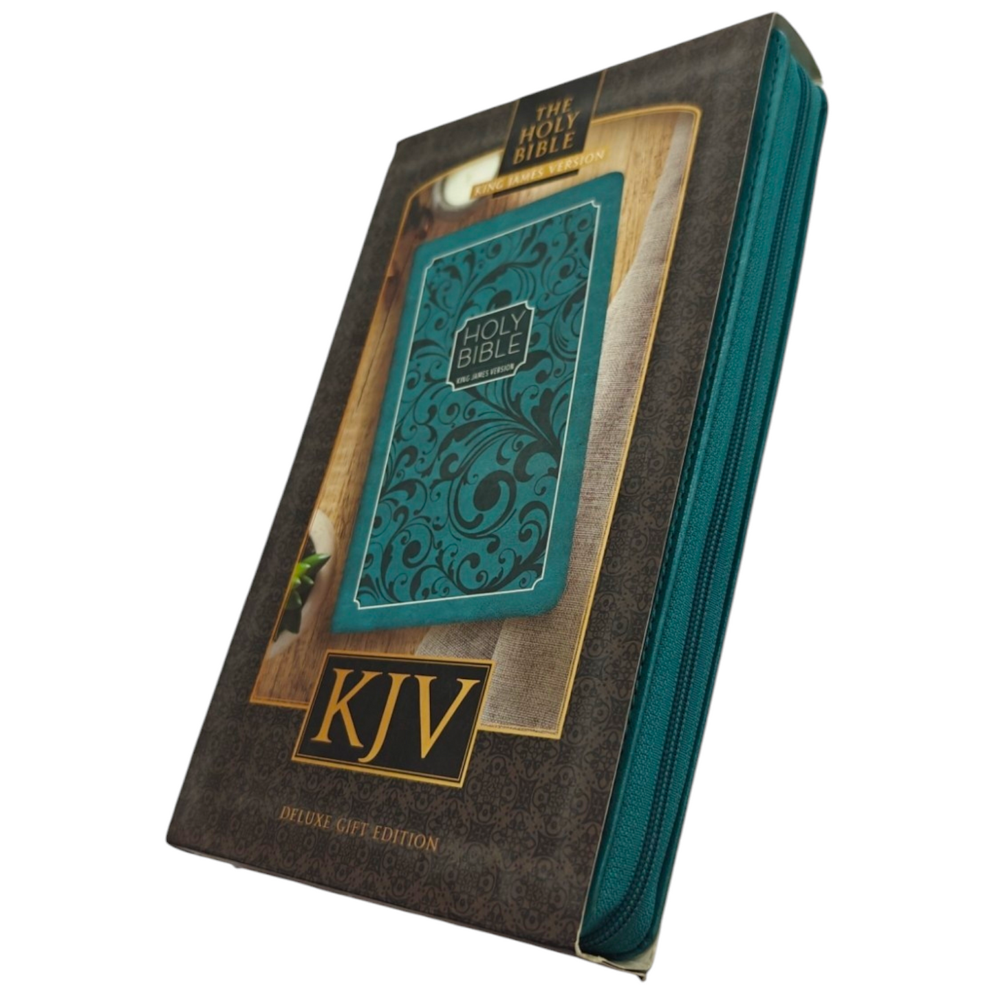 KJV Deluxe Gift Edition Bible – Brown Cover
