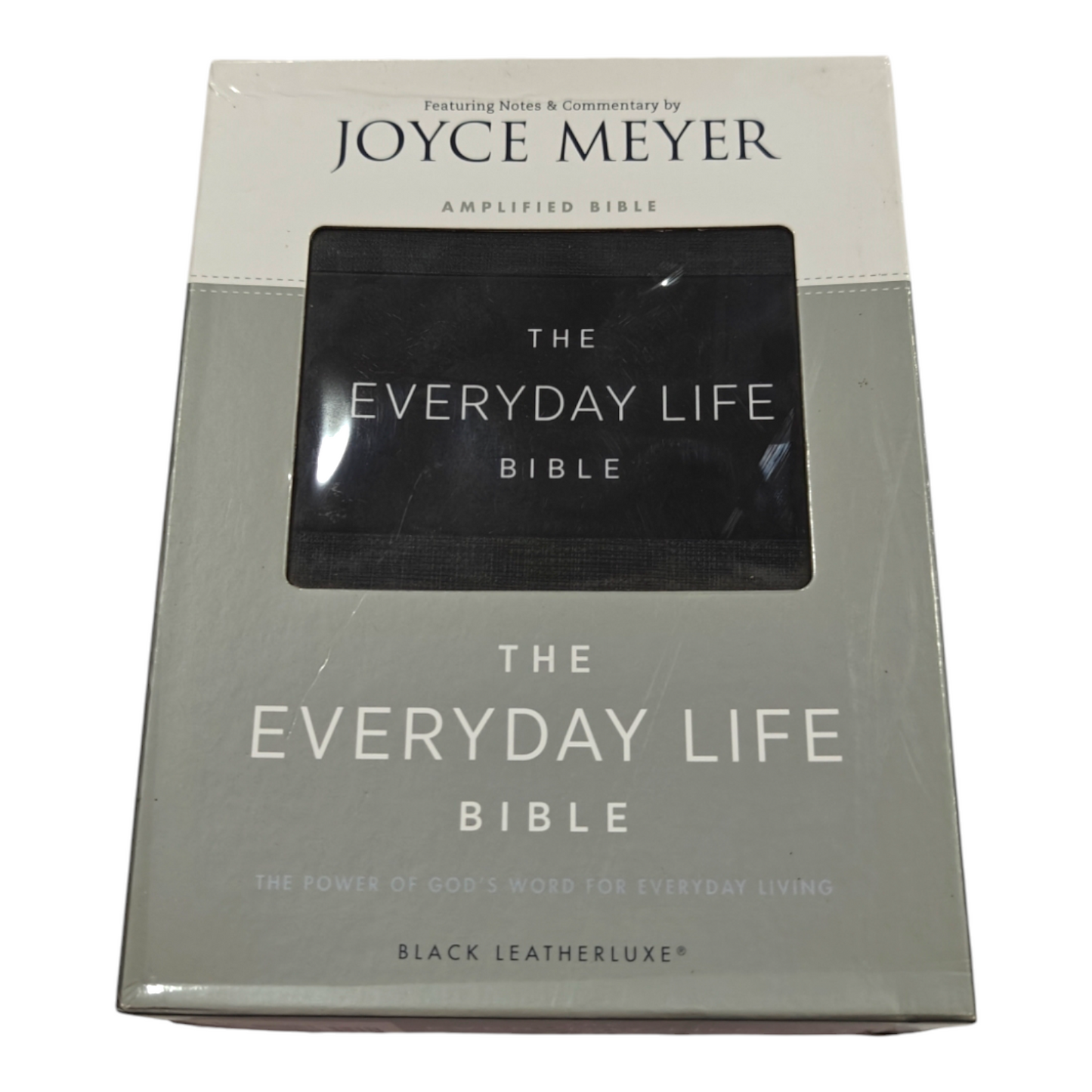 The Everyday Life Bible Large Print Black Leatherluxe: The Power of God's Word for Everyday Living - Leather