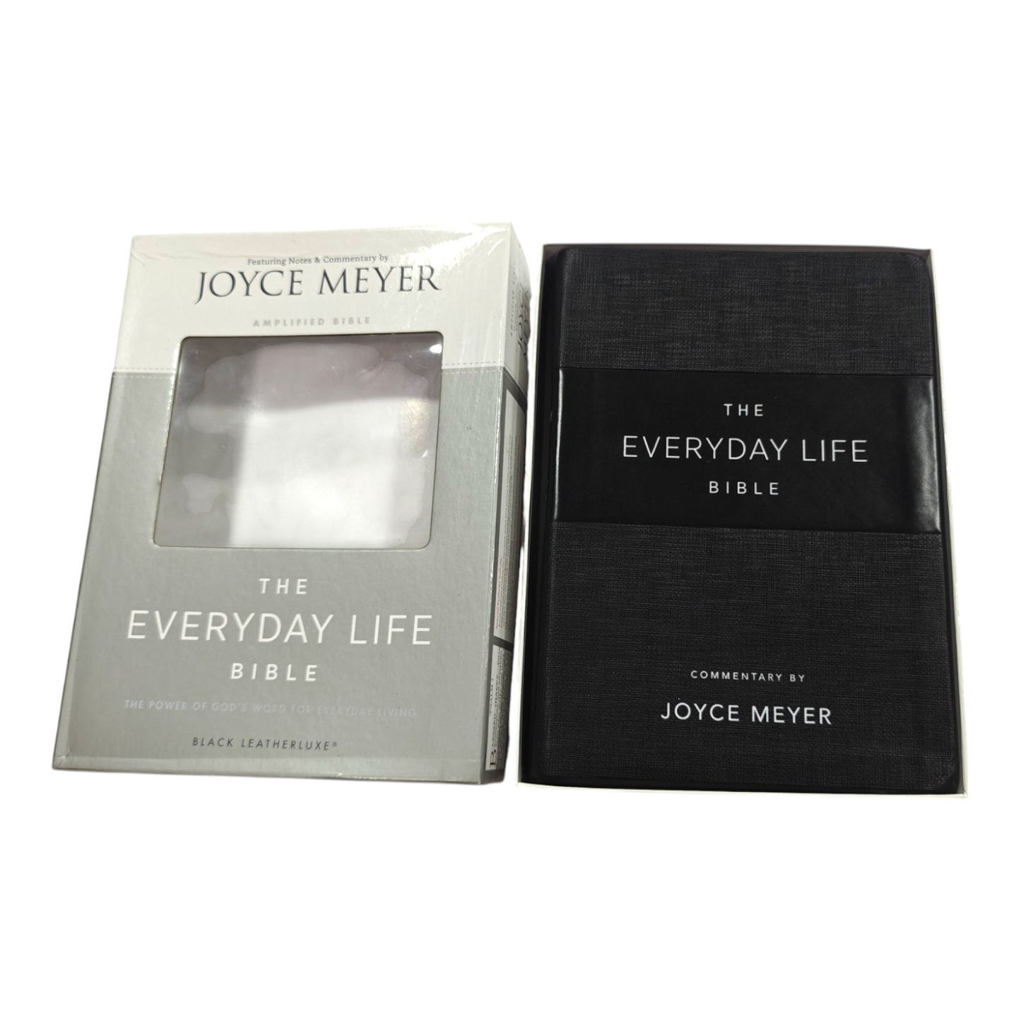 The Everyday Life Bible Large Print Black Leatherluxe: The Power of God's Word for Everyday Living - Leather