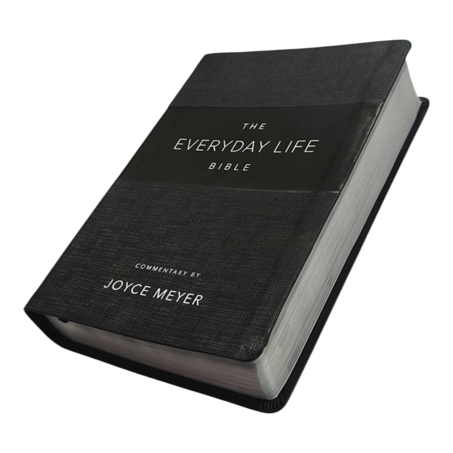 The Everyday Life Bible Large Print Black Leatherluxe: The Power of God's Word for Everyday Living - Leather