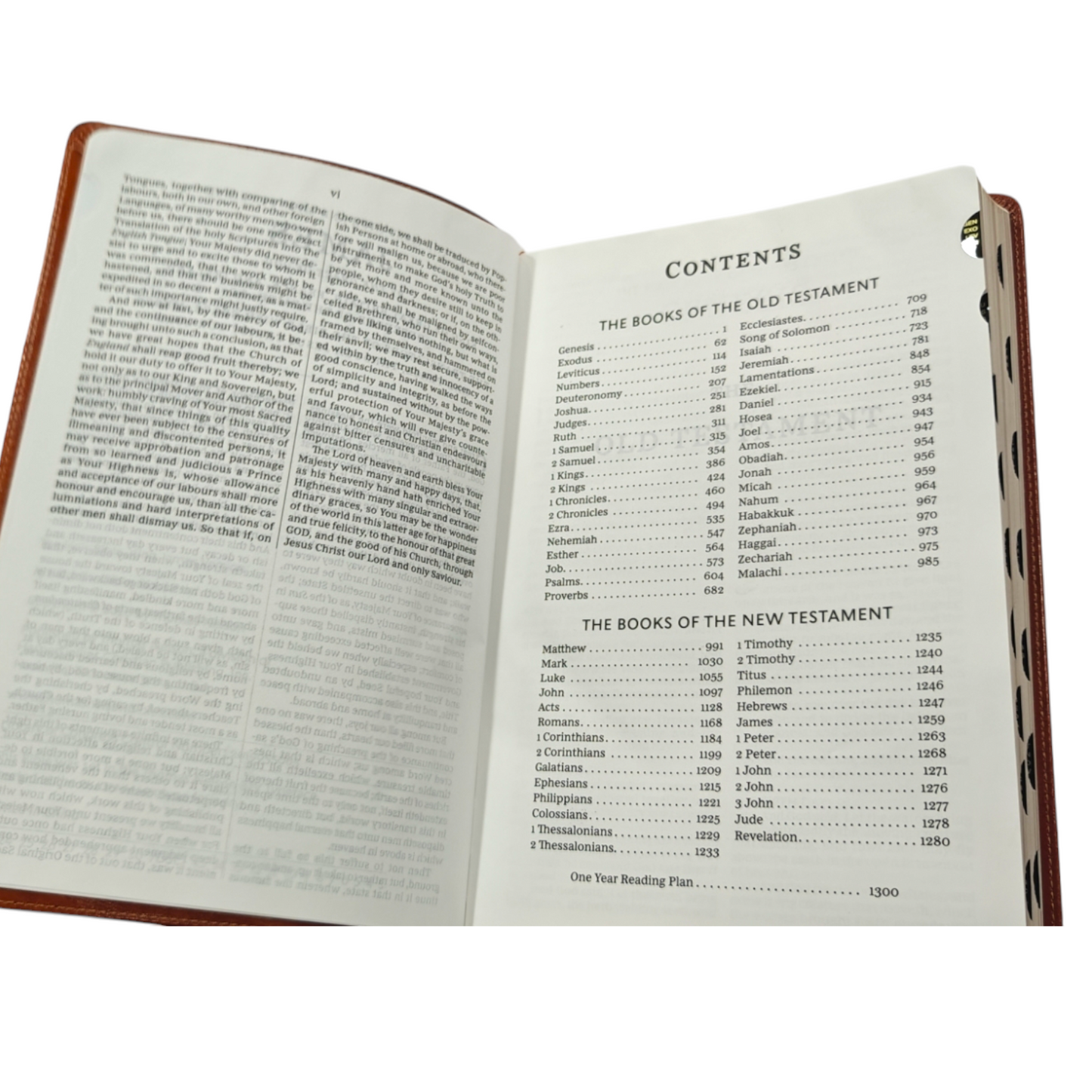 KJV Giant Print Thinline Bible Vintage Series Leathersoft Tan Red Letter Comfort Print