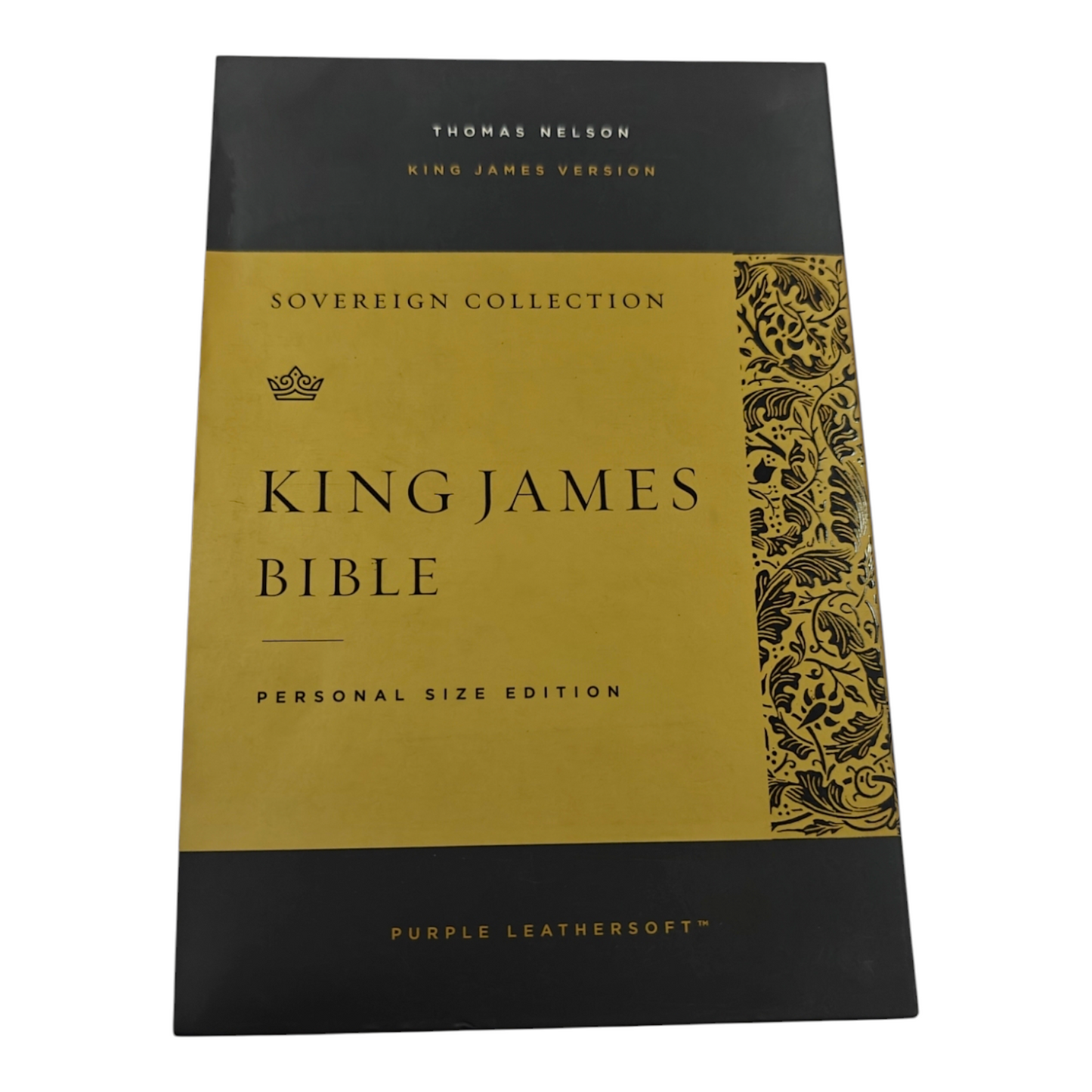 KJV Personal Size Reference Bible Sovereign Collection Black Premium Goatskin Leather Premier Collection Comfort Print