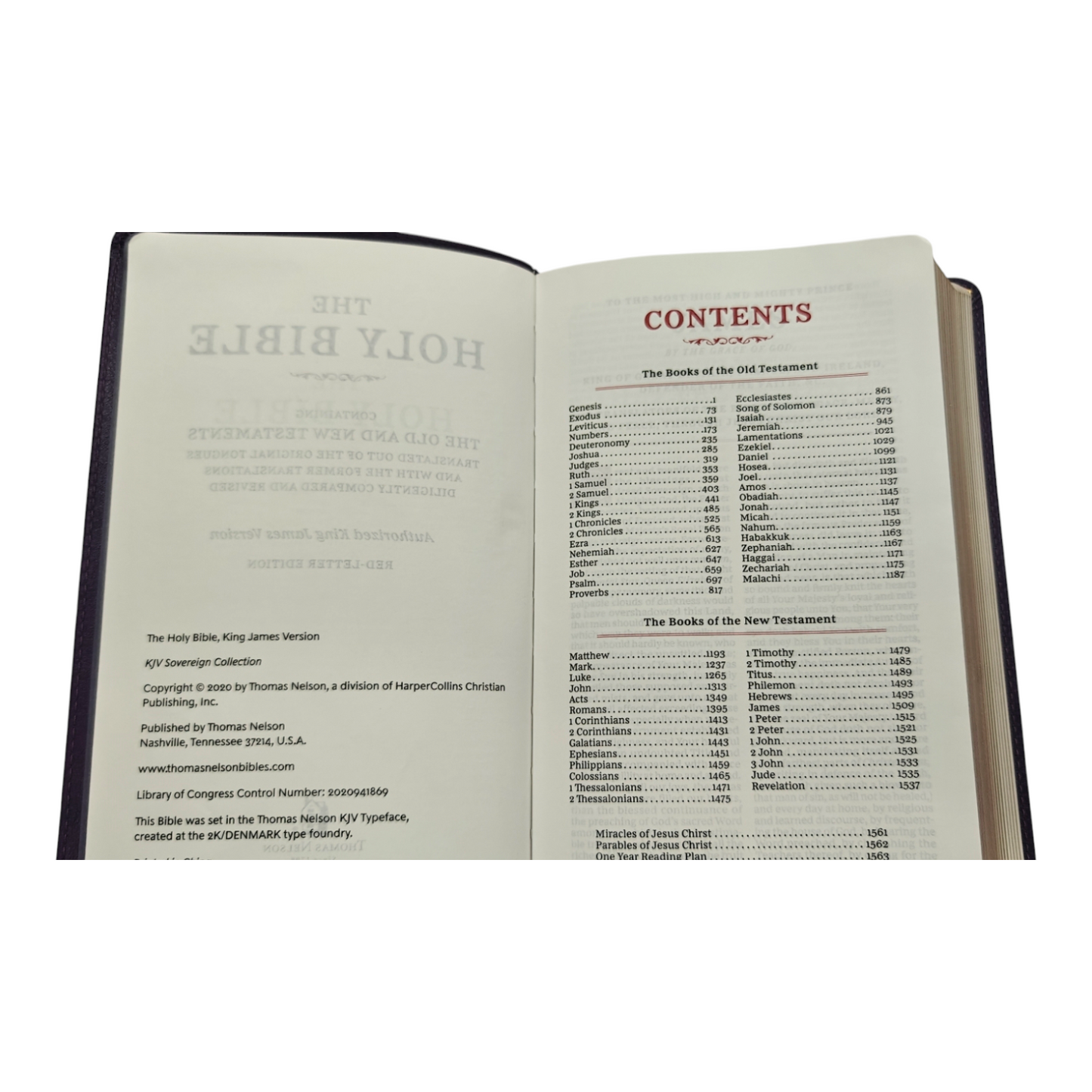 KJV Personal Size Reference Bible Sovereign Collection Black Premium Goatskin Leather Premier Collection Comfort Print