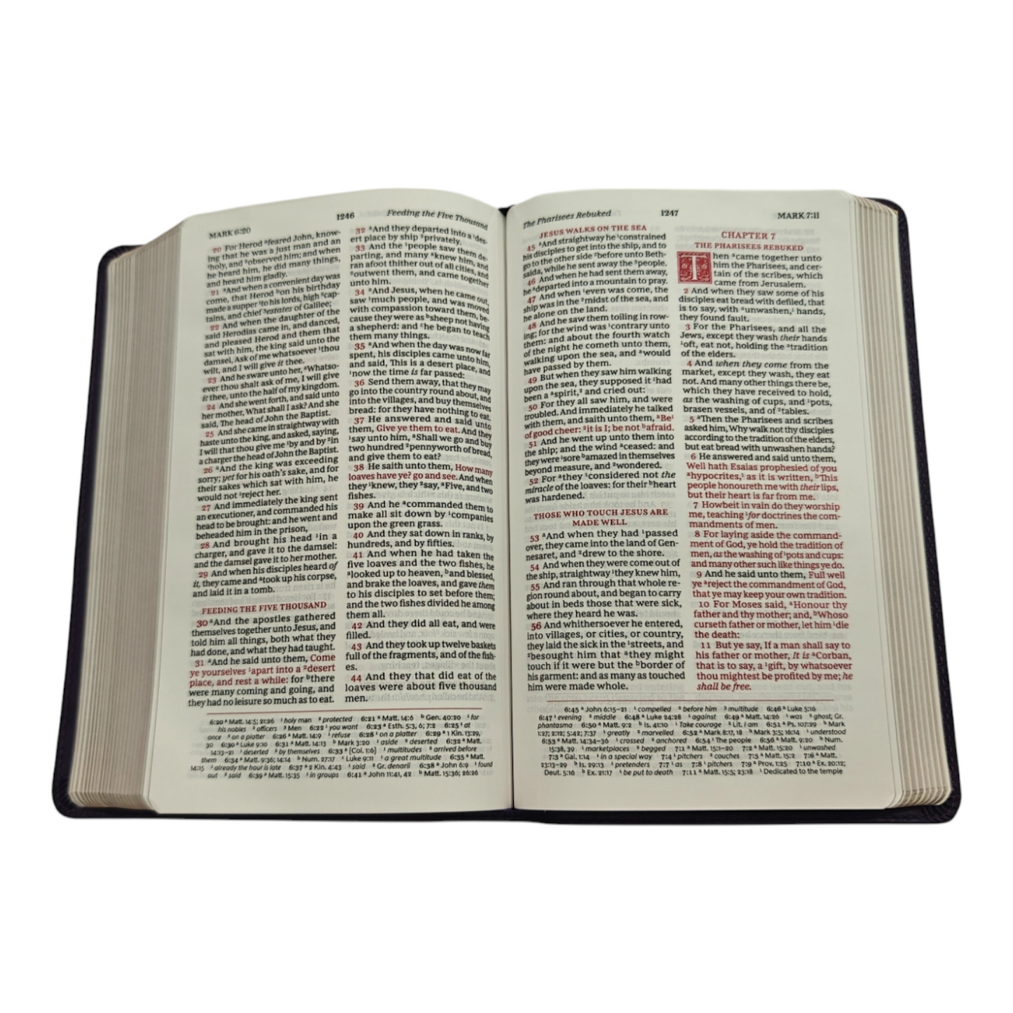 KJV Personal Size Reference Bible Sovereign Collection Black Premium Goatskin Leather Premier Collection Comfort Print