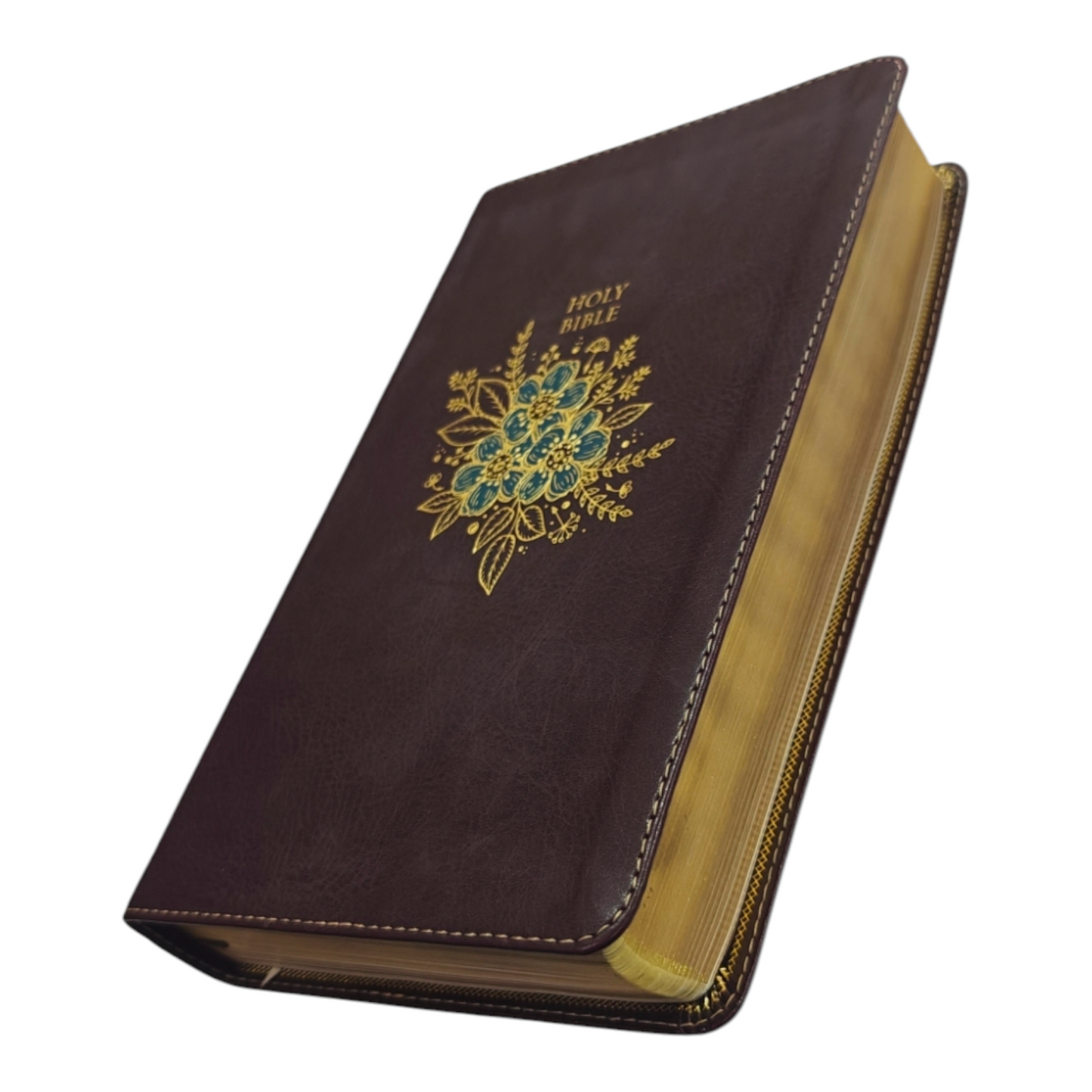 KJV Deluxe Reference Bible Personal Size Giant Print Imitation Leather Burgundy Red Letter Edition