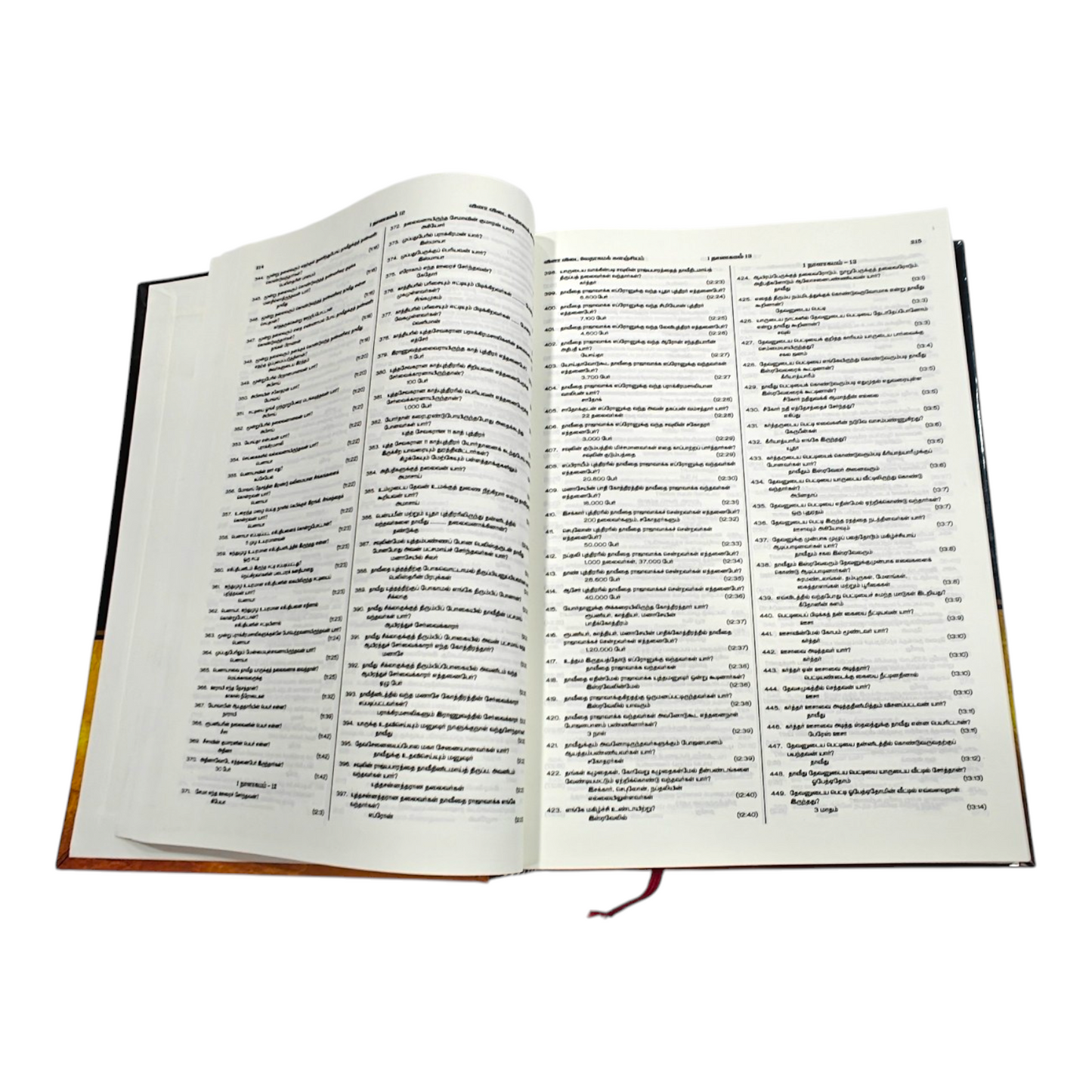 50,000 Bible Question & Answer in Tamil (Veena Veedai Vethagama Kalanjiyam), Genesis to Revelation Bible Quiz Treasury by Veera Swamydas