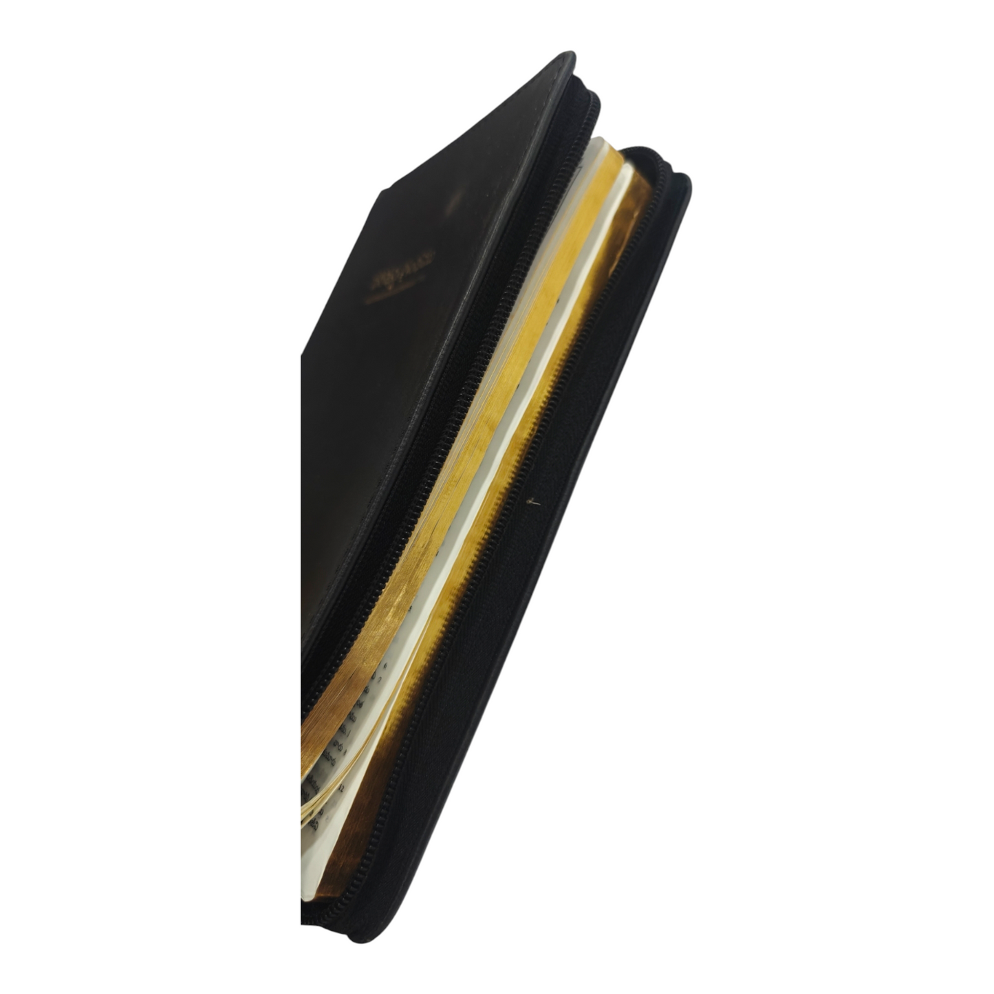 Telugu Holy Bible with Golden Zip, Leather-Bound Telugu Bible with Gold Edges, Thumb Index & Zipper (Old & New Testament)