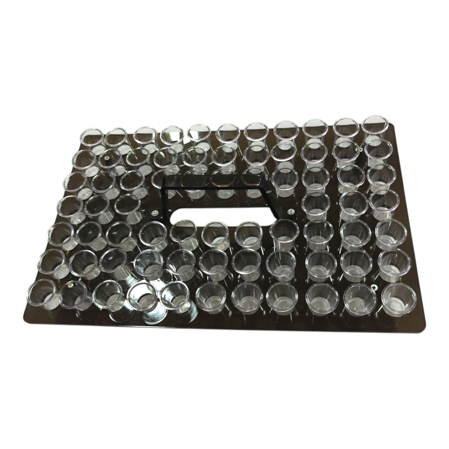 Holy Communion Tray Set with 72 Cups, Complete Stainless Steel Communion Ware with 72-Hole Cup Tray, Lid, Bread Plate & Cups for Church Service