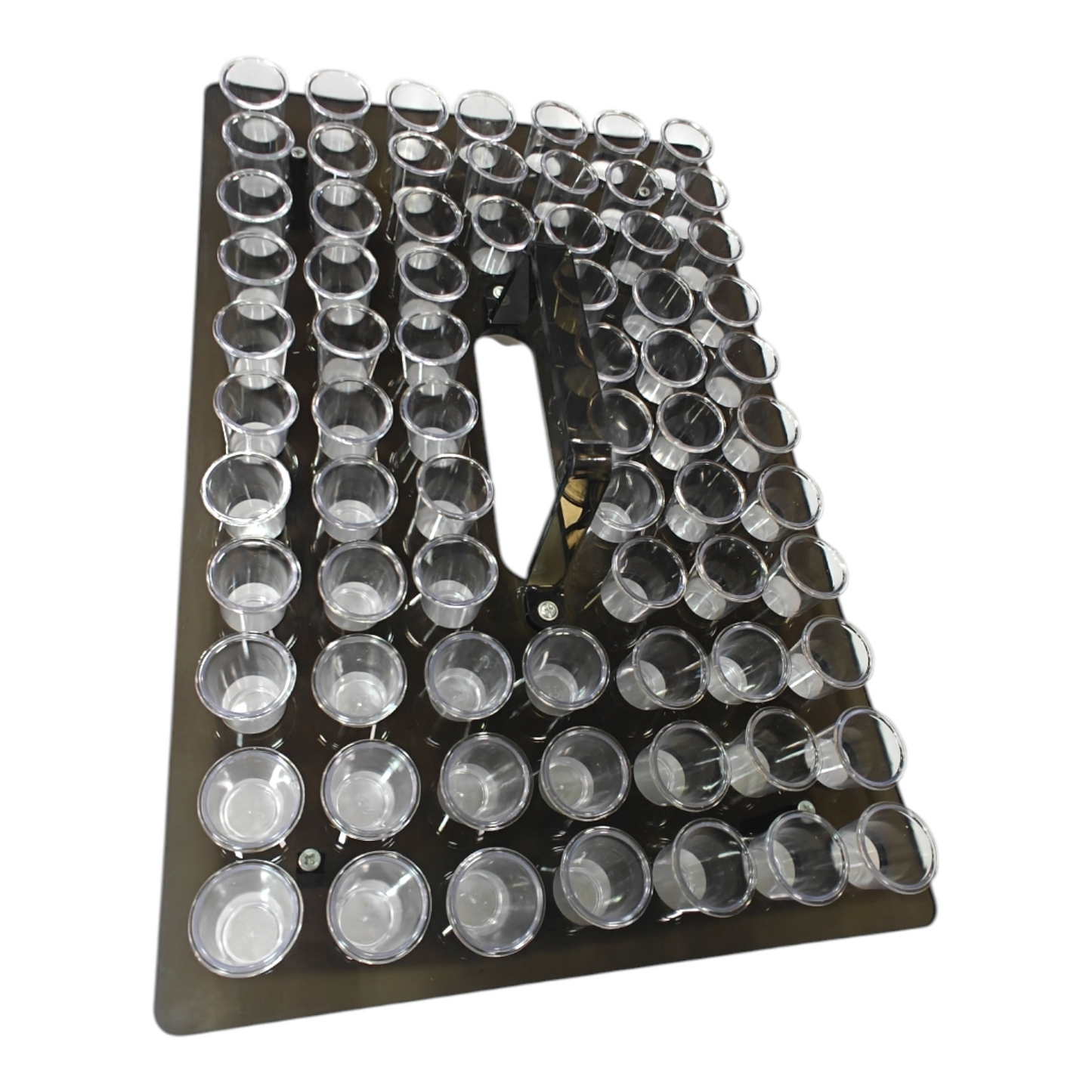 Holy Communion Tray Set with 72 Cups, Complete Stainless Steel Communion Ware with 72-Hole Cup Tray, Lid, Bread Plate & Cups for Church Service
