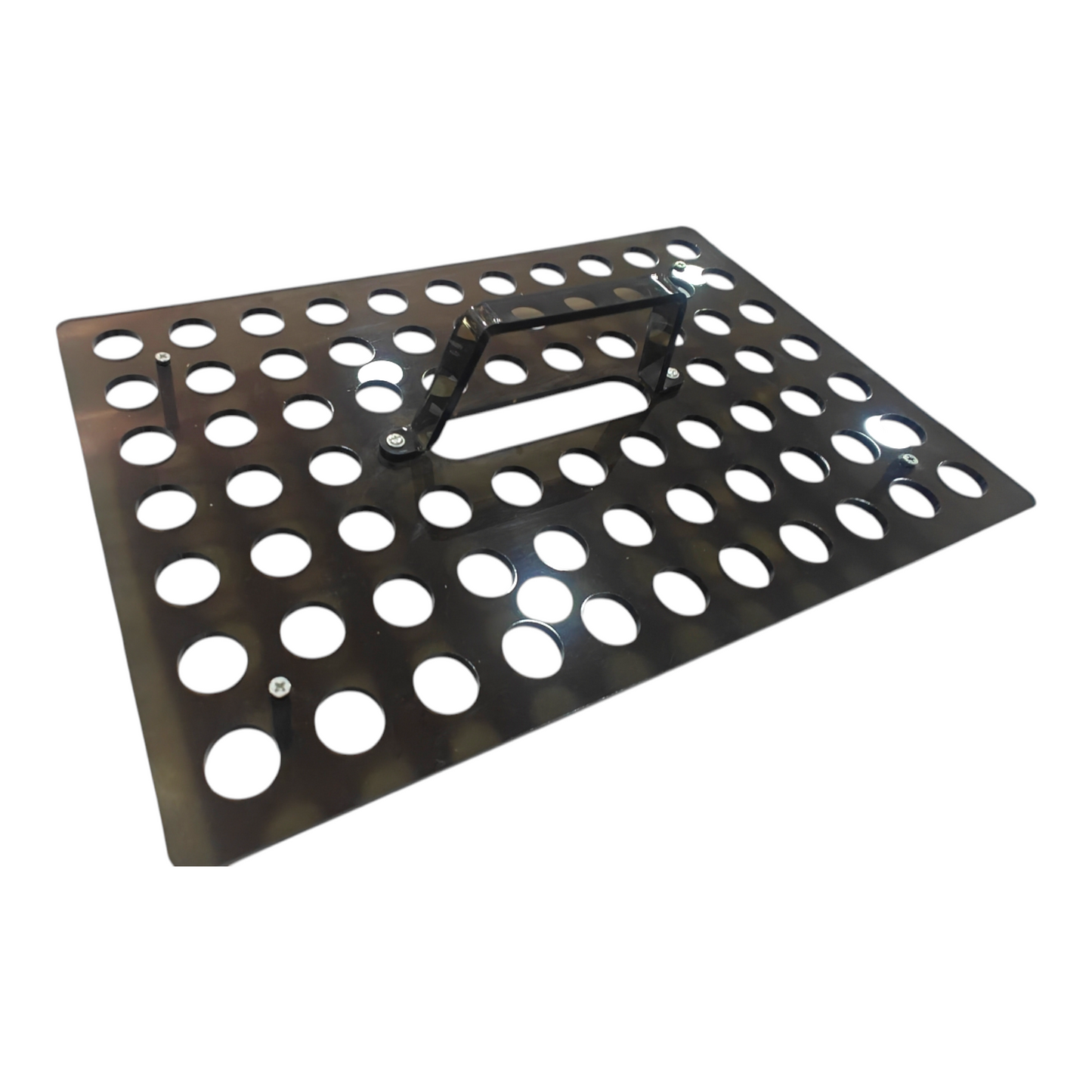 Holy Communion Tray with Handle, Fibre 72-Cup Capacity, Lightweight Stackable Communion Cup Holder for Church Services & Lord's Supper