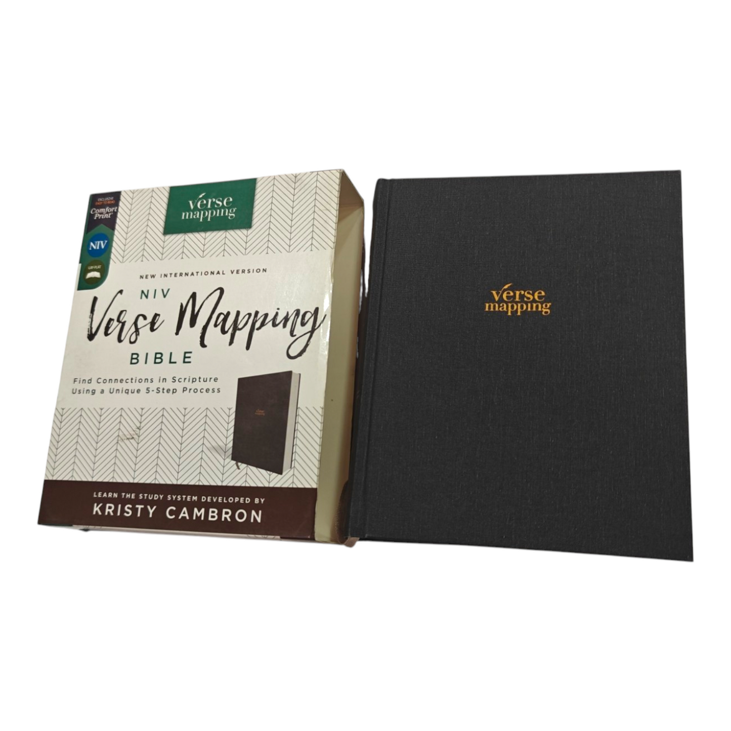 NIV Verse Mapping Bible, Comfort Print, Find Connections in Scripture with a Unique 5-Step Study Process, 420 Verse Maps (New International Version)