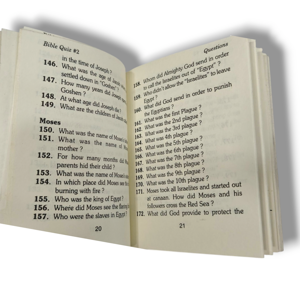 Bible Quiz Book Two – Christian Bible Quiz Question and Answer Book