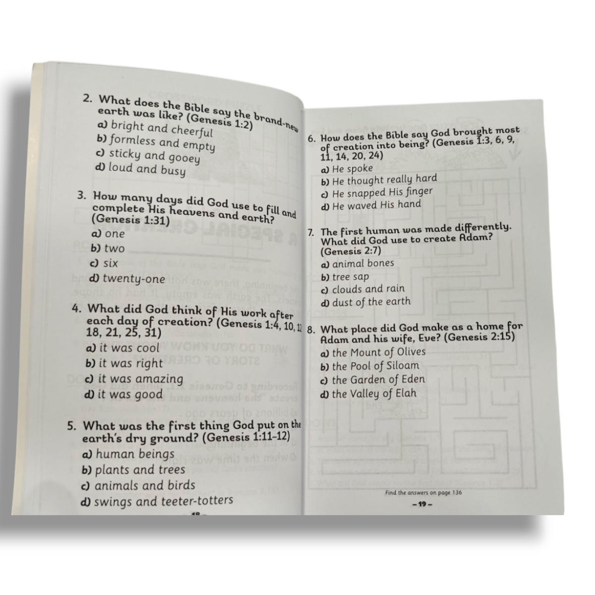 Our Daily Bread for Kids Bible Quizzes & Games by Crystal Bowman & Teri McKinley | 20 Quizzes and 60 Games | ISBN 9781627076708