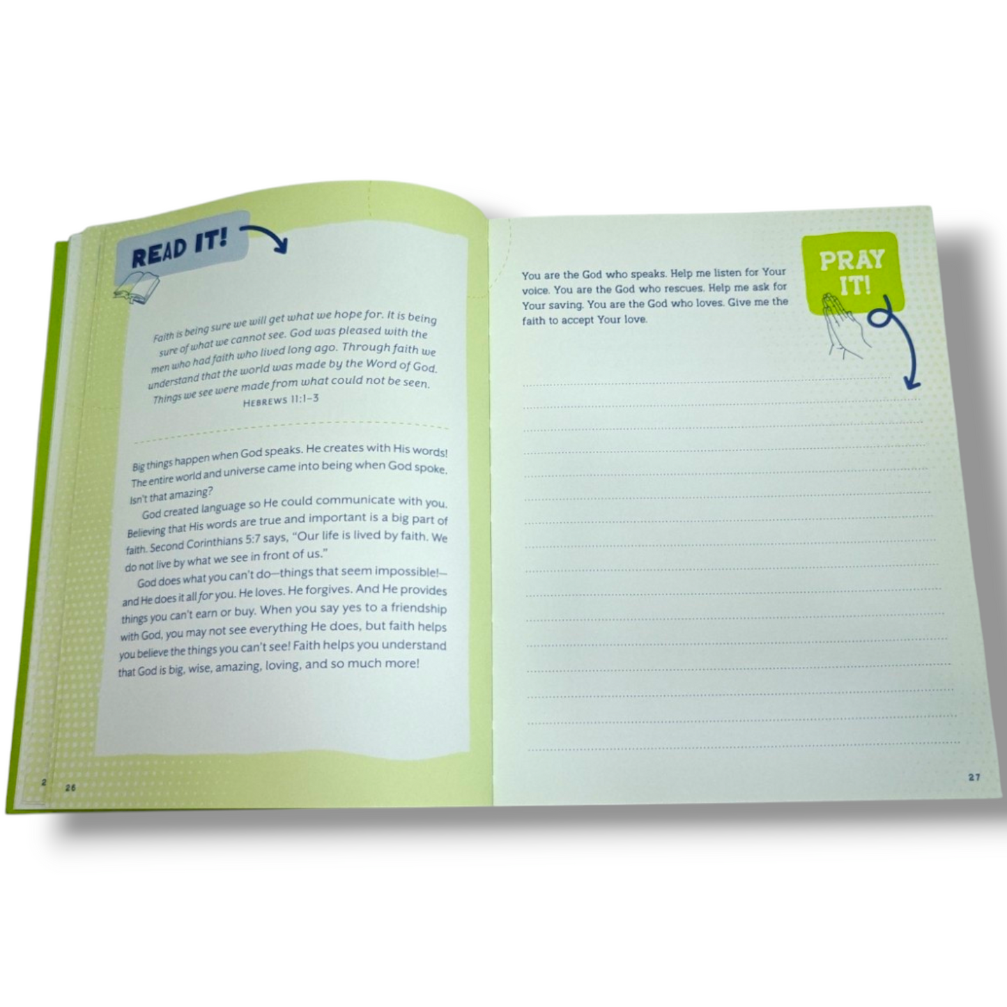 Read It! Pray It! Write It! Draw It! Do It! – A Faith-Building Bible Activity Book for Pre-Teen Boys | ISBN 9781636097909