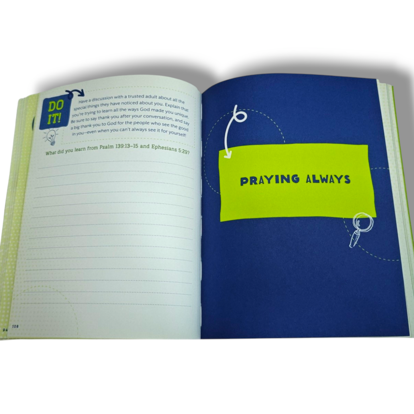 Read It! Pray It! Write It! Draw It! Do It! – A Faith-Building Bible Activity Book for Pre-Teen Boys | ISBN 9781636097909