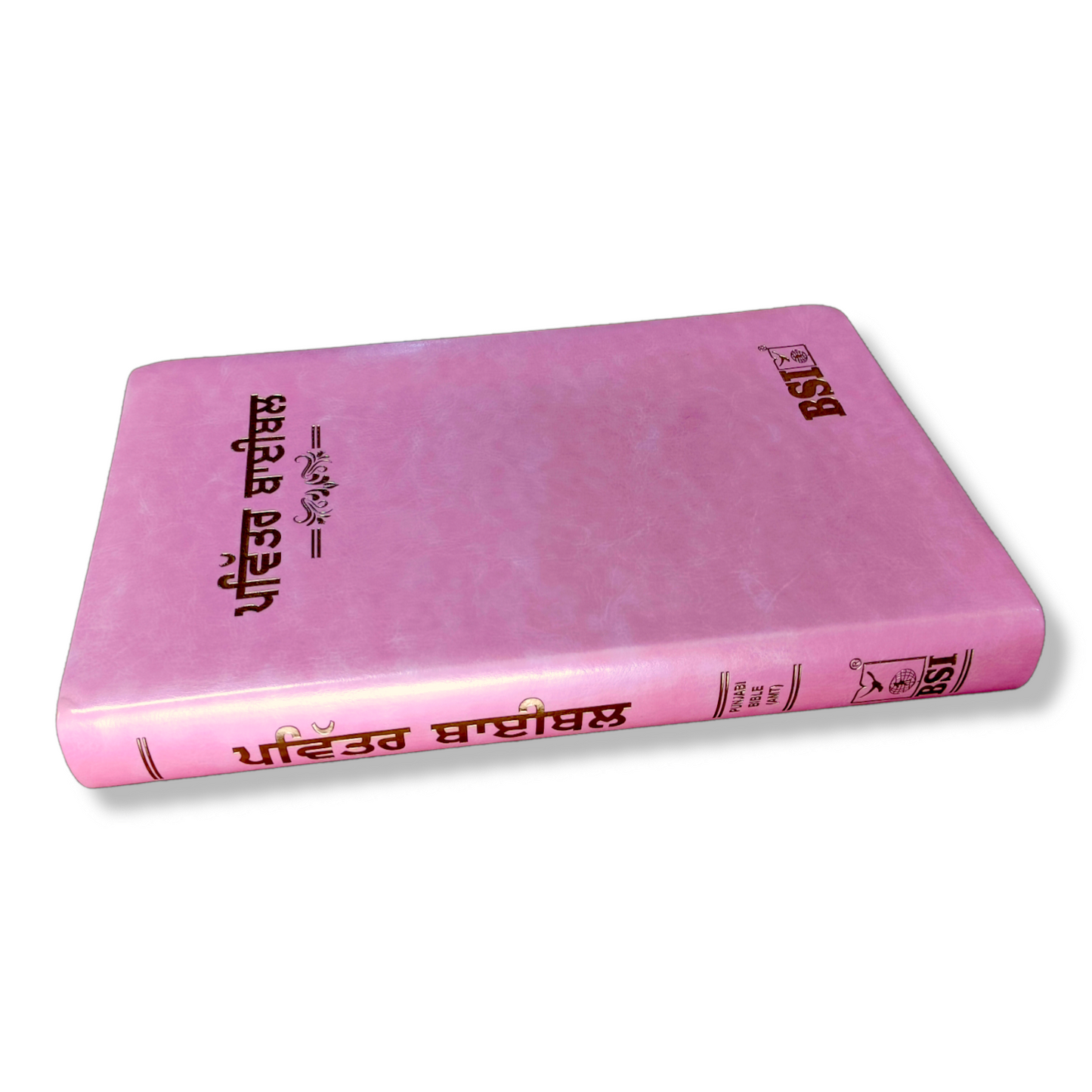Punjabi Large Printed Bible In Pink Color Bound