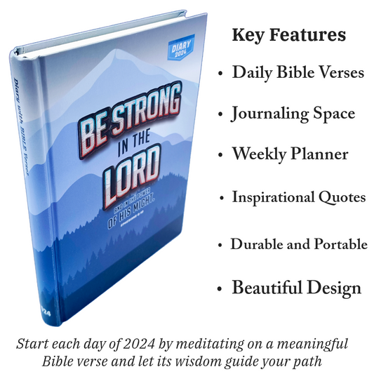2024 Daily Blessings: Inspirational Bible Diary - Stay Inspired on Your Spiritual Journey