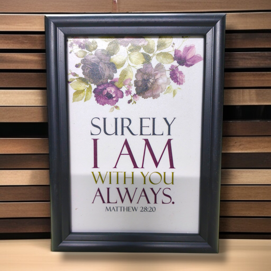 High Quality| Best Gift For Home Decor | Size : 7 inch By 5 inch | D12 |Hanging Frame | Premium Hindi Bible Verses Photo Frame