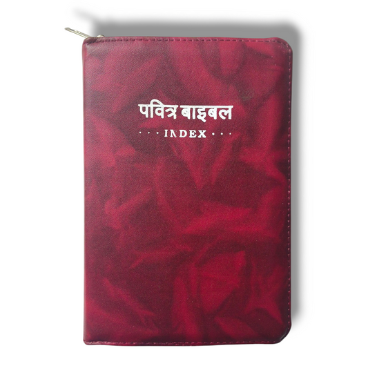 Compact Hindi Bible | With Thumb Index Edition | Indian Printed Edition | Attractive Bound | With Zip Edition | Golden Edge Bible | New Edition