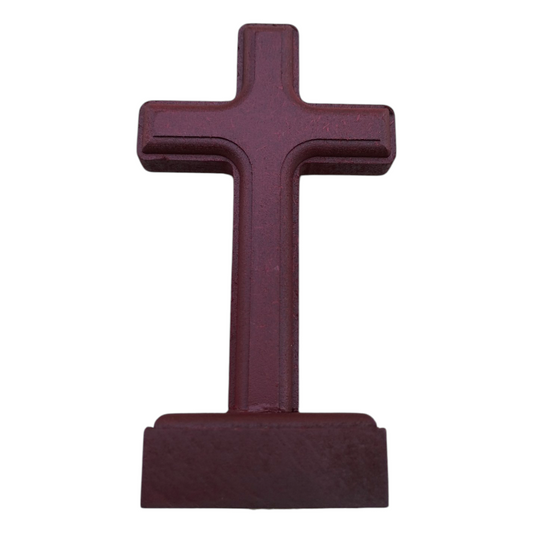 Compact Stand Wood Cross | Pure Wood Cross | With Attractive Design | ( Pack Of 5 ) |  For Home Decor | Best Gift To Friend's